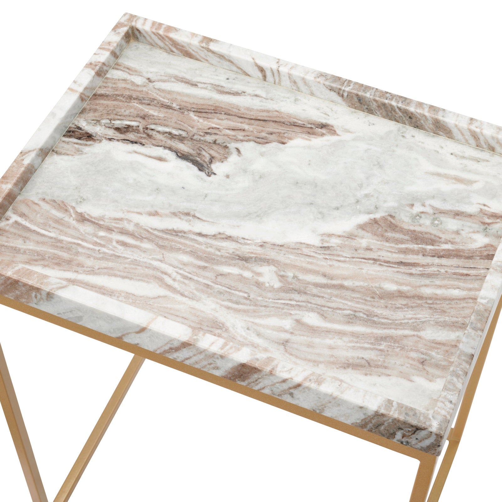 Crestview Collection Torrento Marble Nesting Tables ~ Set Of 3 - Image 2