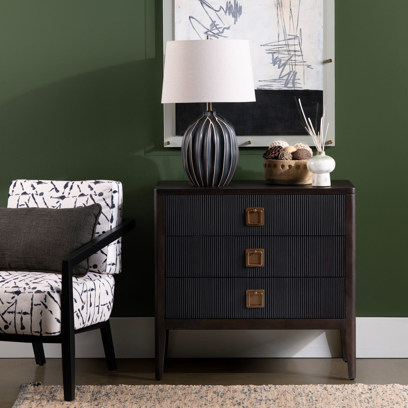 Crestview Collection Worthington Three-Drawer Chest
