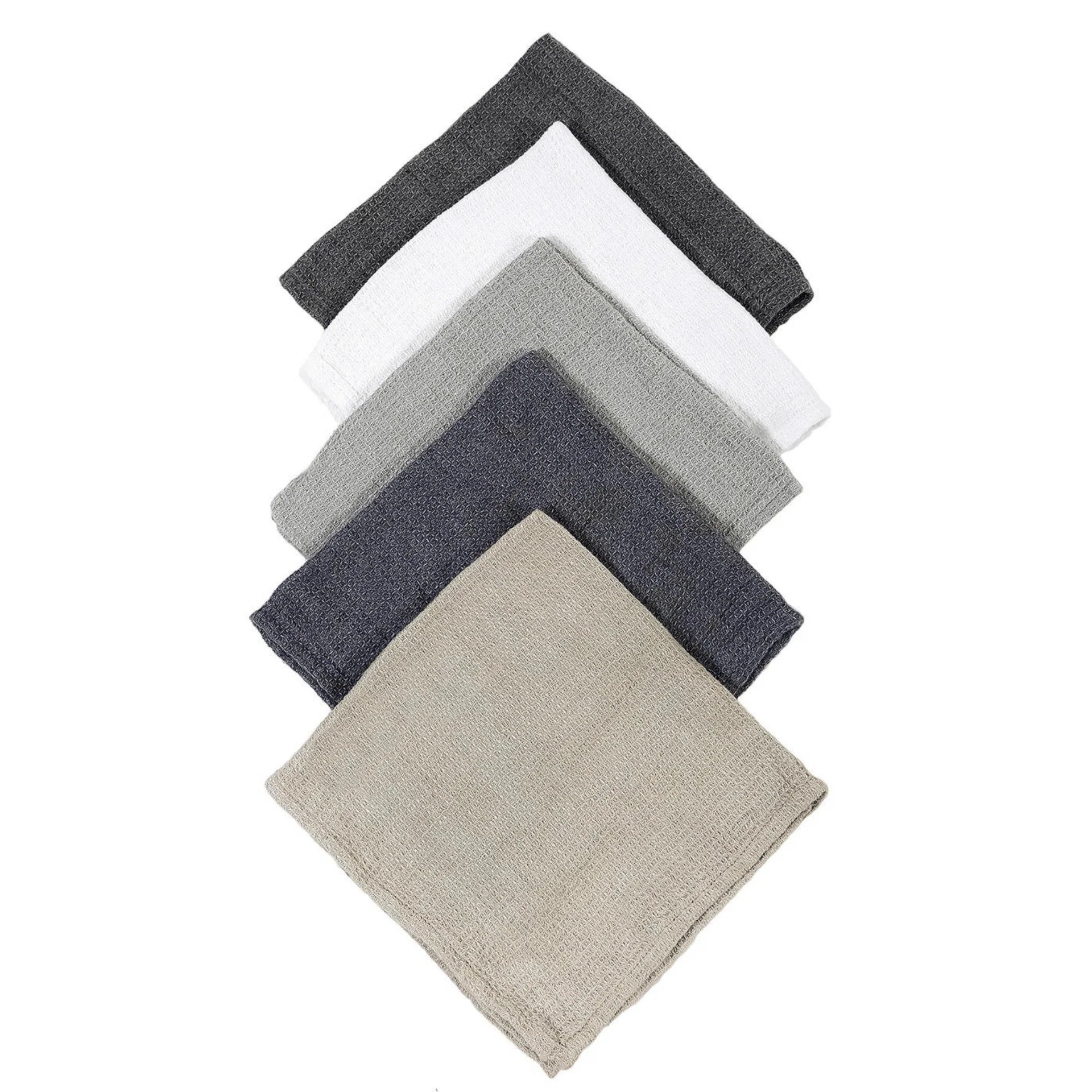 Pom Pom at Home Willows Set of 4 Waffle Weave Linen Napkins ~ Available in 5 Colors - Image 1