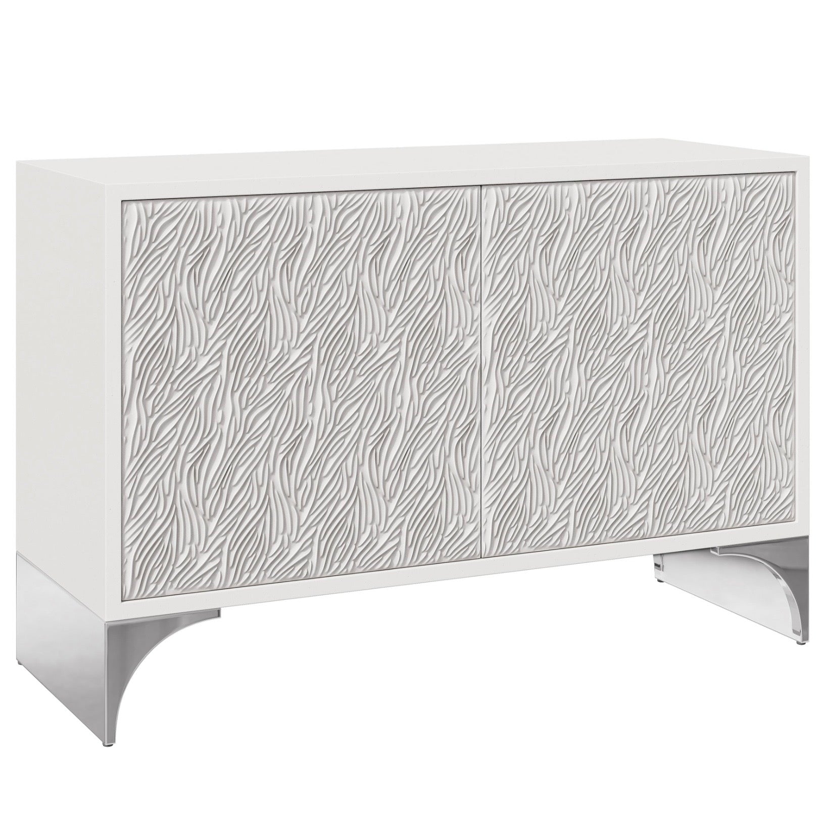 Bernhardt Stratum Collection Door Chest ~ Fossil Faux Stone Finish - Image 2