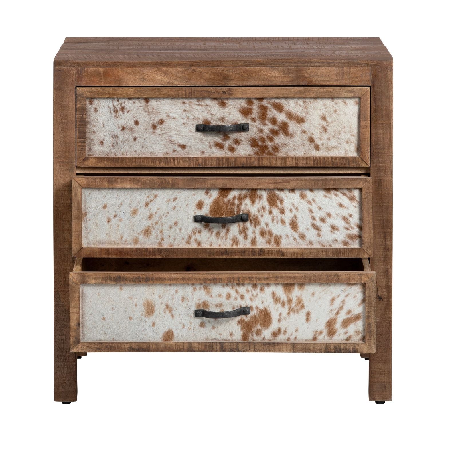 Crestview Collection Ft. Worth Cowhide Chest - Image 3