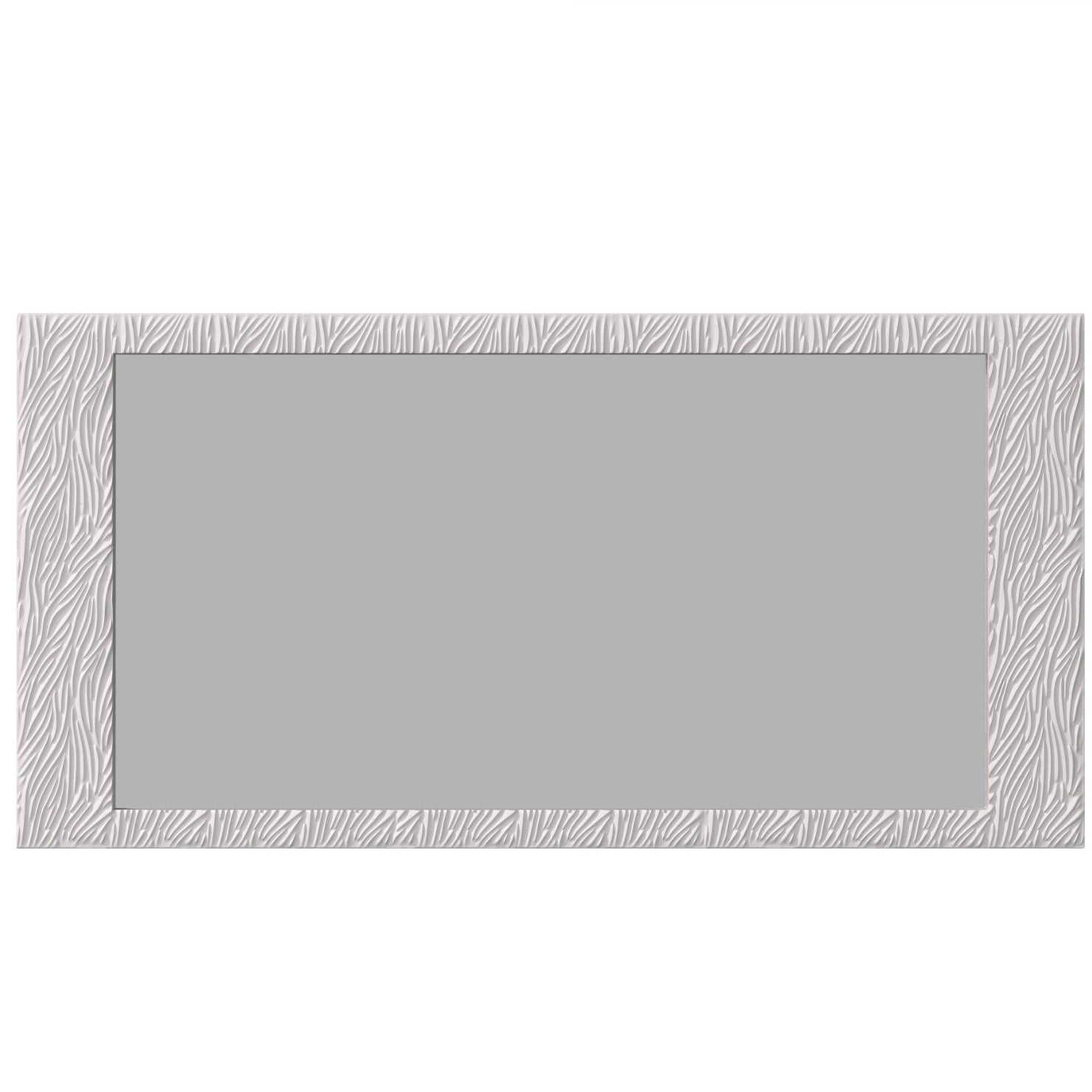 Bernhardt Stratum Collection Rectangular Mirror ~ Fossil Faux Stone Finish