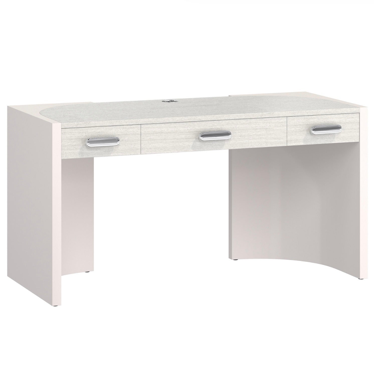 Bernhardt Stratum Workspace Collection Desk ~ Fossil Faux Stone Finish - Image 3