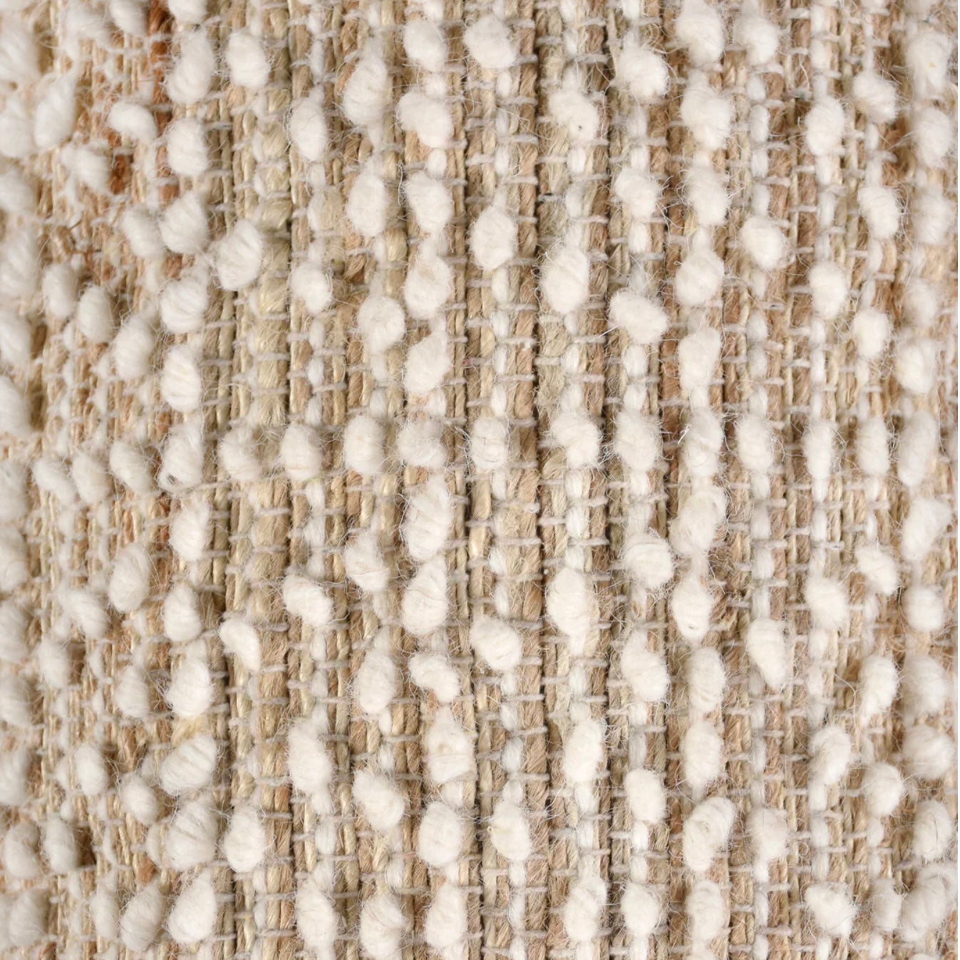 Anaya Home Natural Boucle Handwoven Pillow 14x40 With Down Insert - Image 3