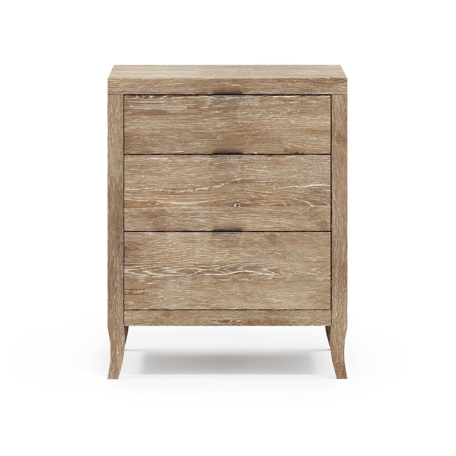 Bernhardt Tribeca Collection Three Drawer Nightstand ~ Aurum Finish - Image 2