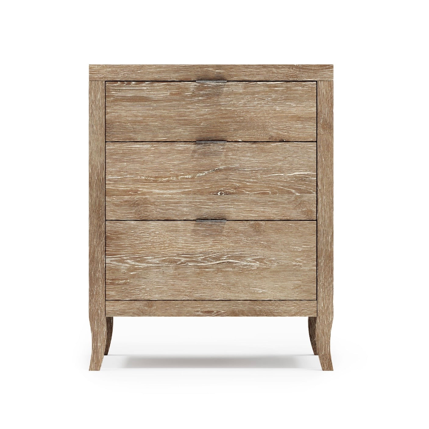 Bernhardt Tribeca Collection Three Drawer Nightstand ~ Aurum Finish - Image 3