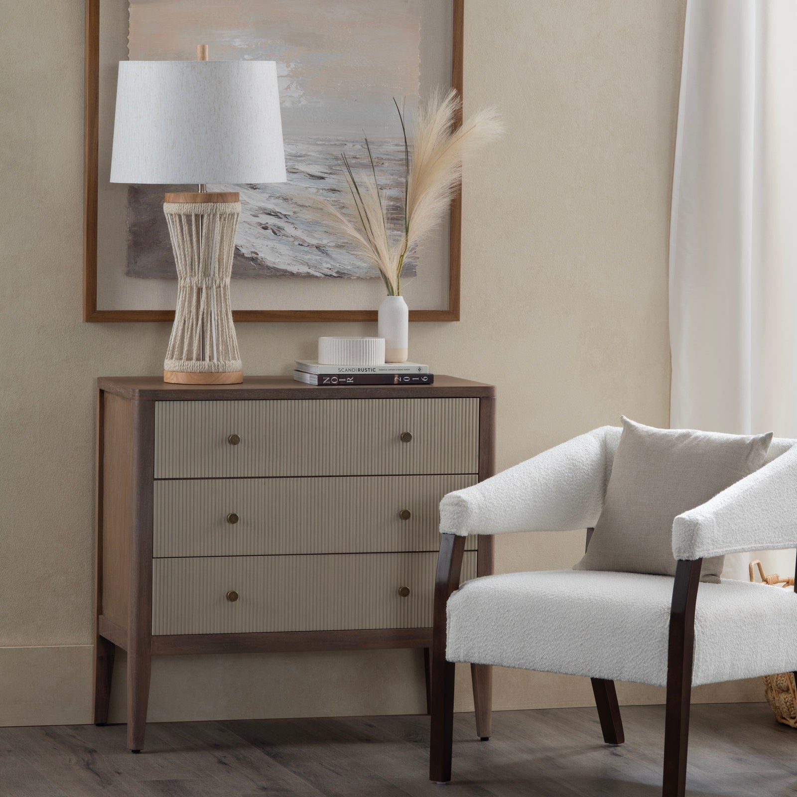 Crestview Collection Montclair Three Drawer Chest - Image 2
