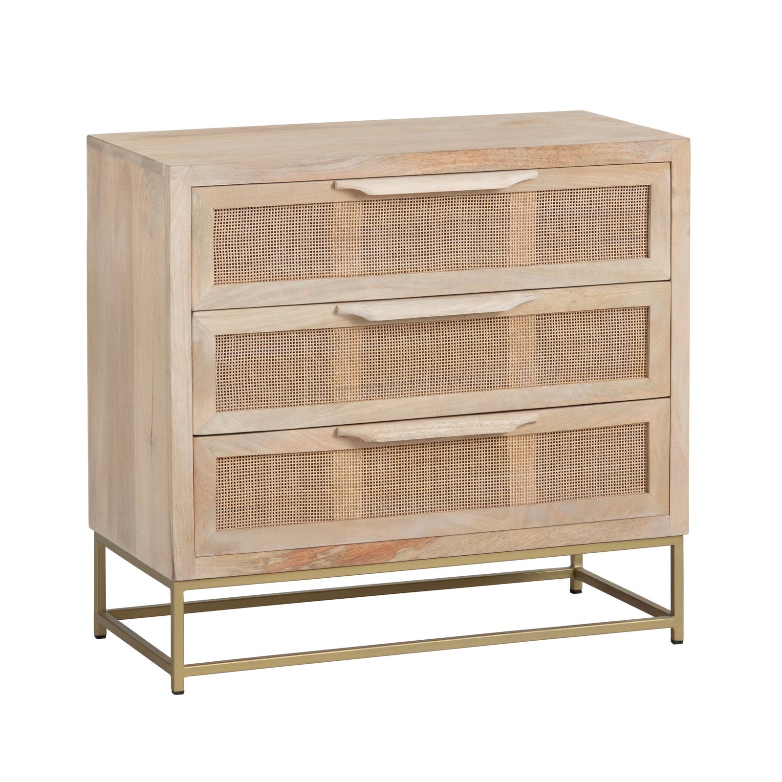 Crestview Collection Biscayne Cane and Wood Chest - Image 1