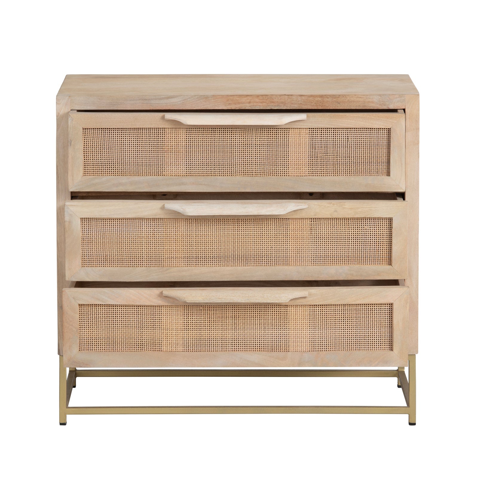 Crestview Collection Biscayne Cane and Wood Chest - Image 3