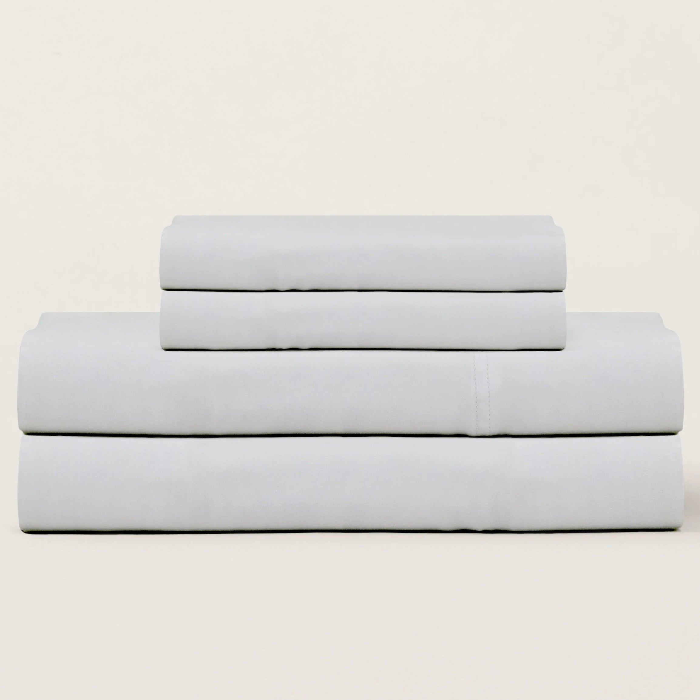 Barefoot Dreams Washed Bamboo Sheet Set  ~ Malibu Mist ~ Available in Full, Queen, King and Cal King Sizes - Image 2