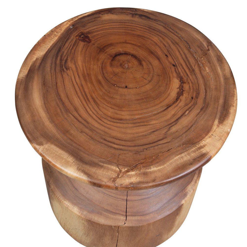 Uttermost Lynx Sugar Wood Accent Table - Image 3