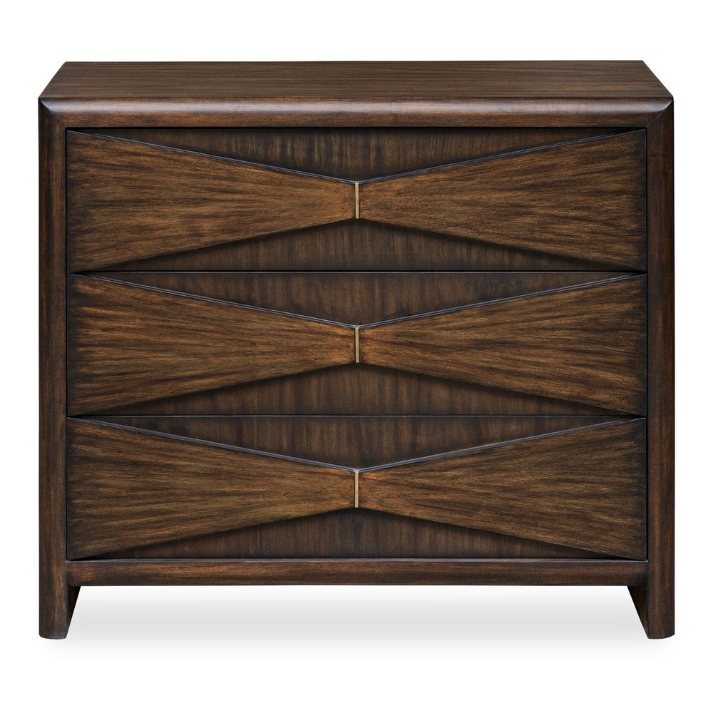 Uttermost Bowtie Deep Whisky Finish ~ 3- Drawer Chest - Image 2
