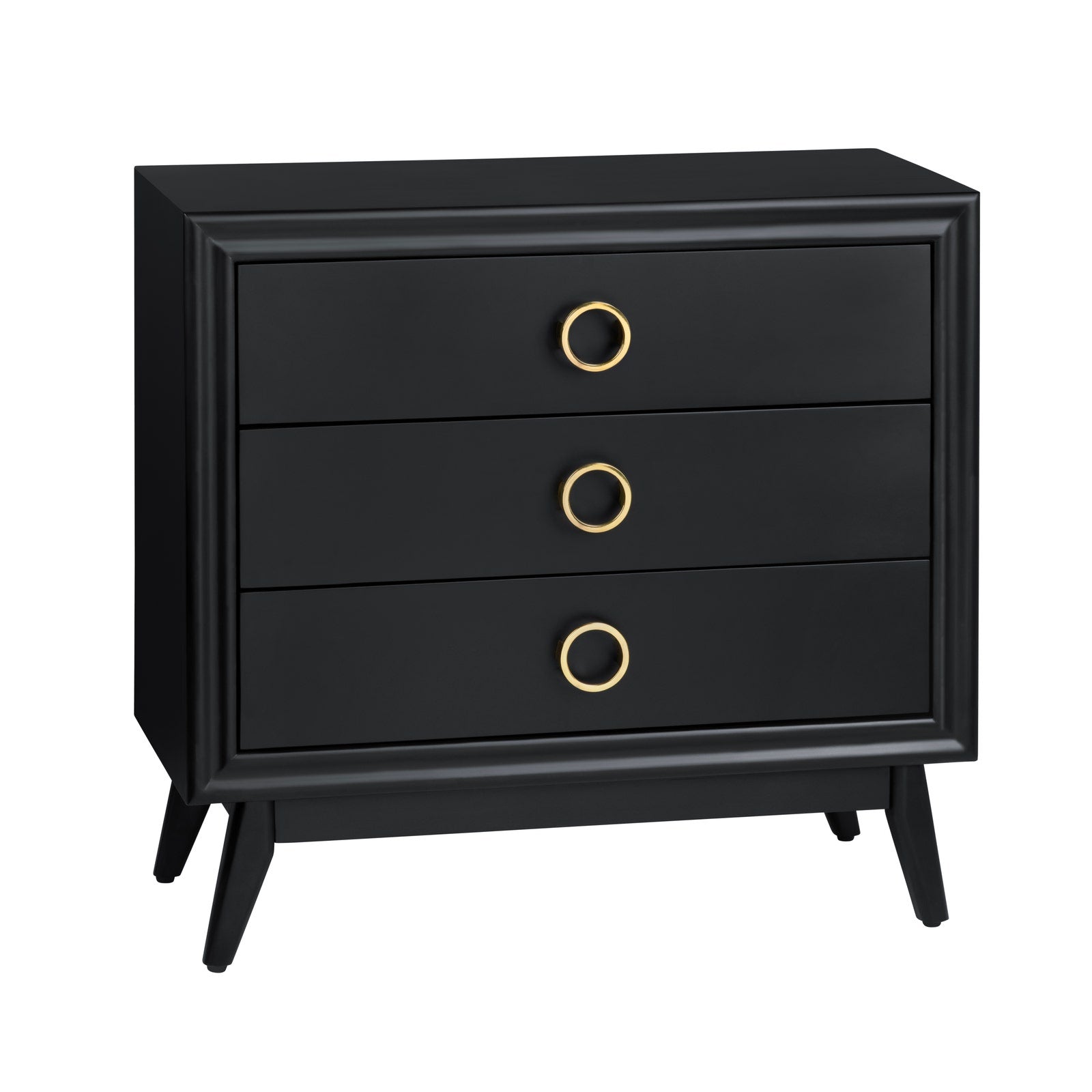 Crestview Collection Pomeroy Black Chest - Image 3