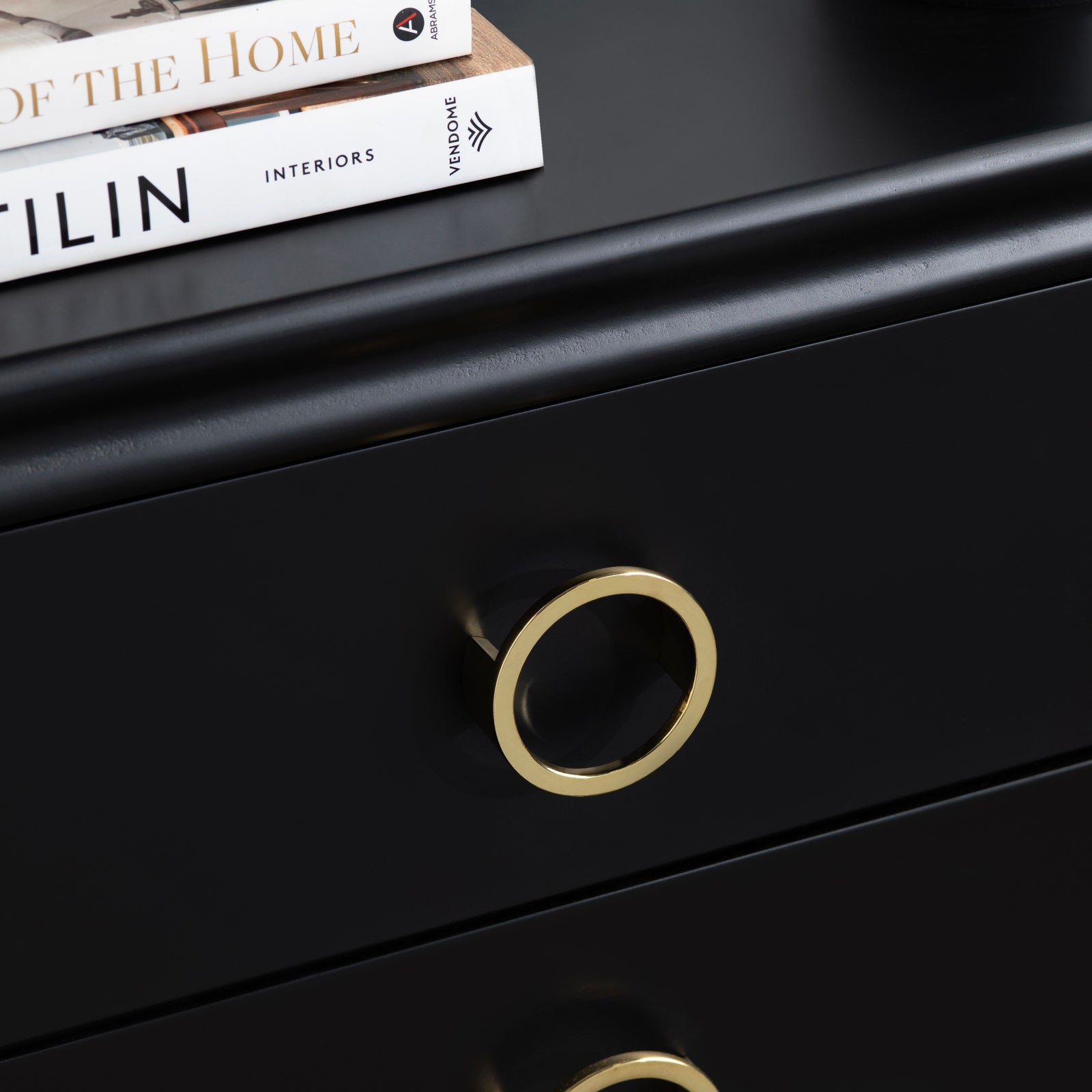 Crestview Collection Pomeroy Black Chest - Image 2