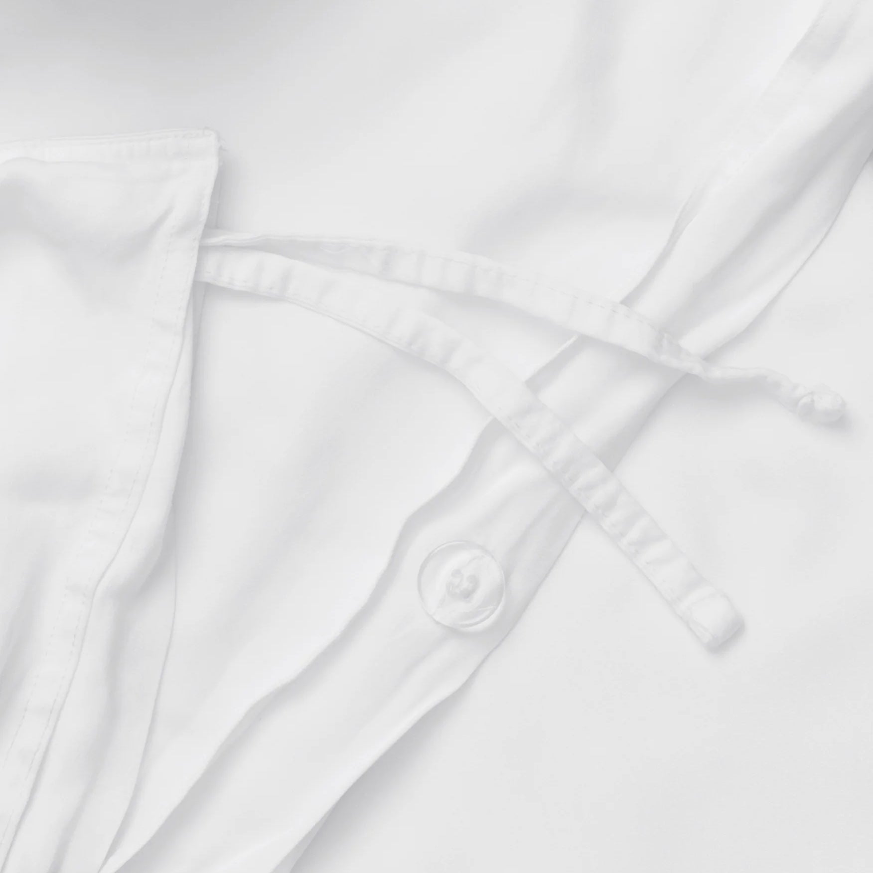 Barefoot Dreams Washed Bamboo Duvet Cover ~ White ~ Available in Queen and King Sizes - Image 3