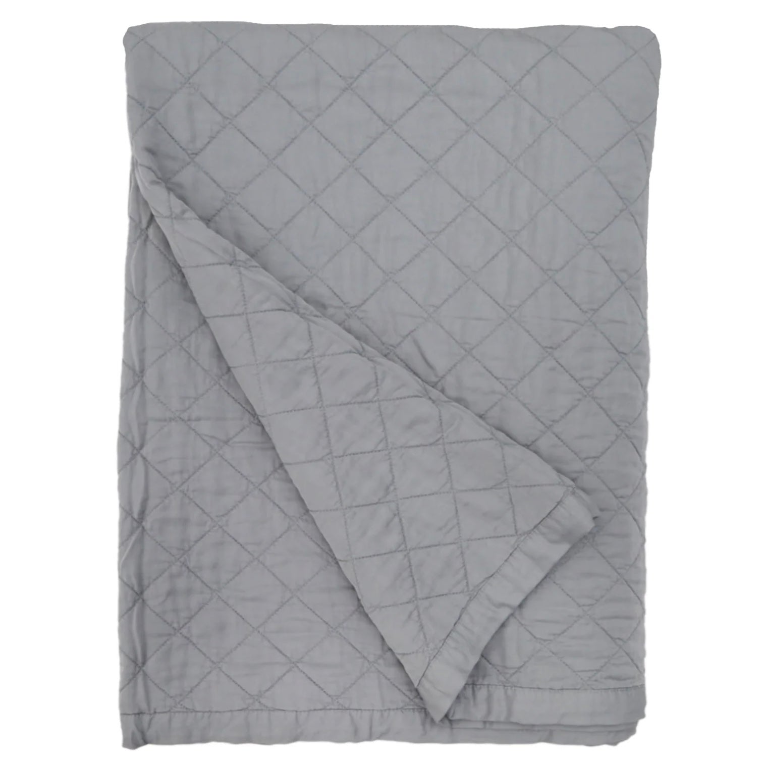 Pom Pom at Home Monaco Ocean Bamboo Sateen Oversized Throw Blanket ~ 68” x 94” - Image 1