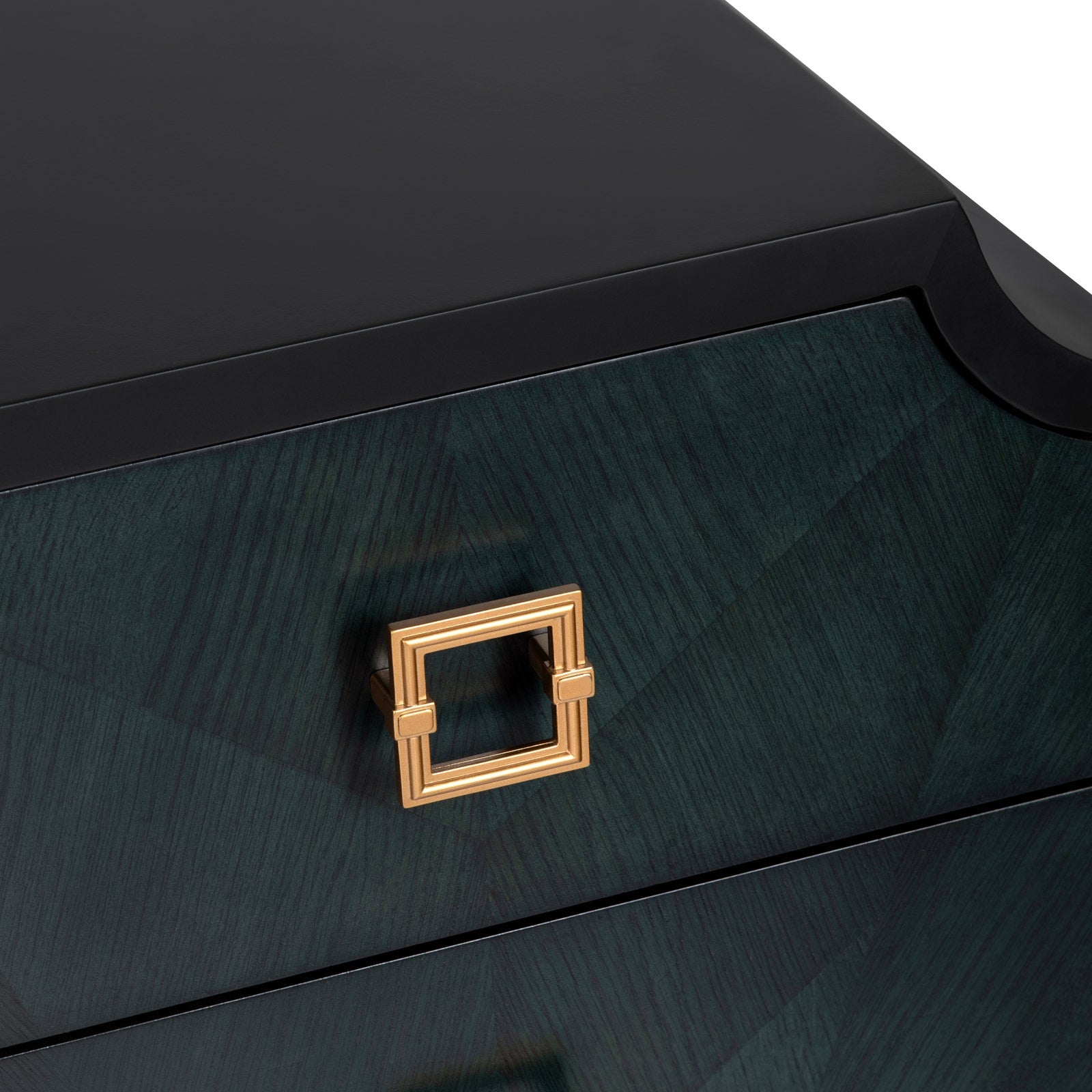 Crestview Collection Gemma Black Three Drawer Chest - Image 3