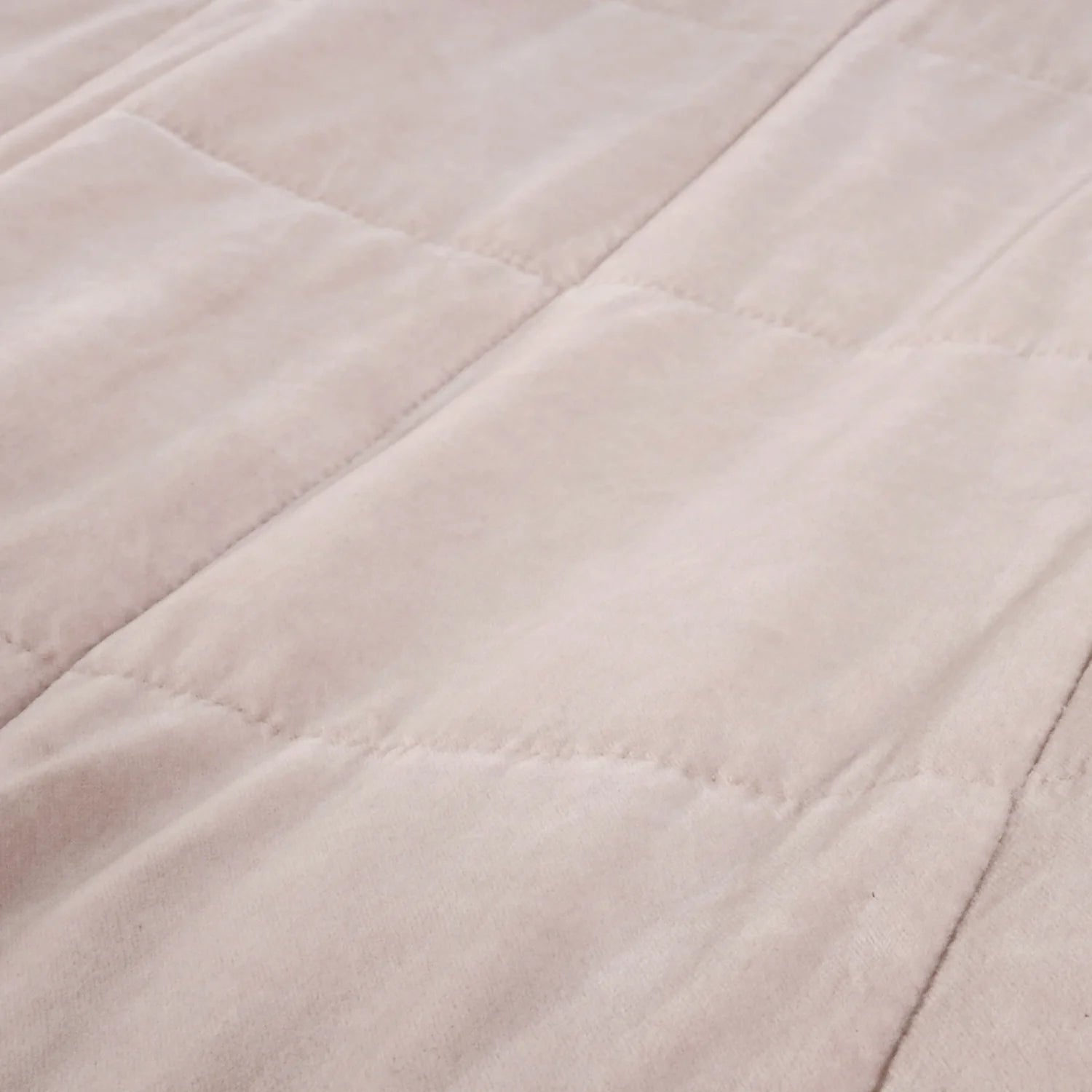 Pom Pom at Home Amsterdam Blush Cotton Velvet Oversized Throw Blanket - Image 2