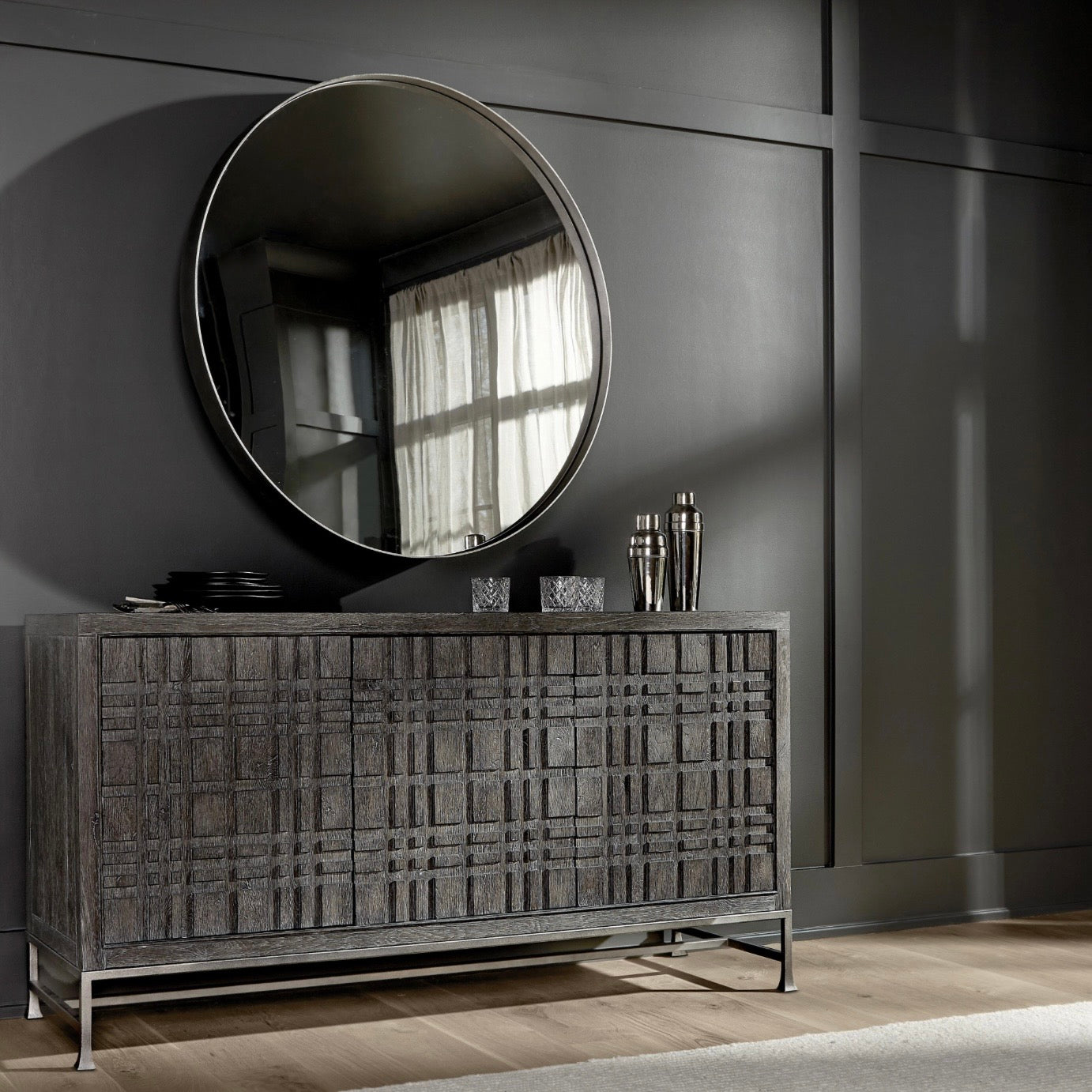 Bernhardt Tribeca Collection Buffet ~ Dark Tadon Finish