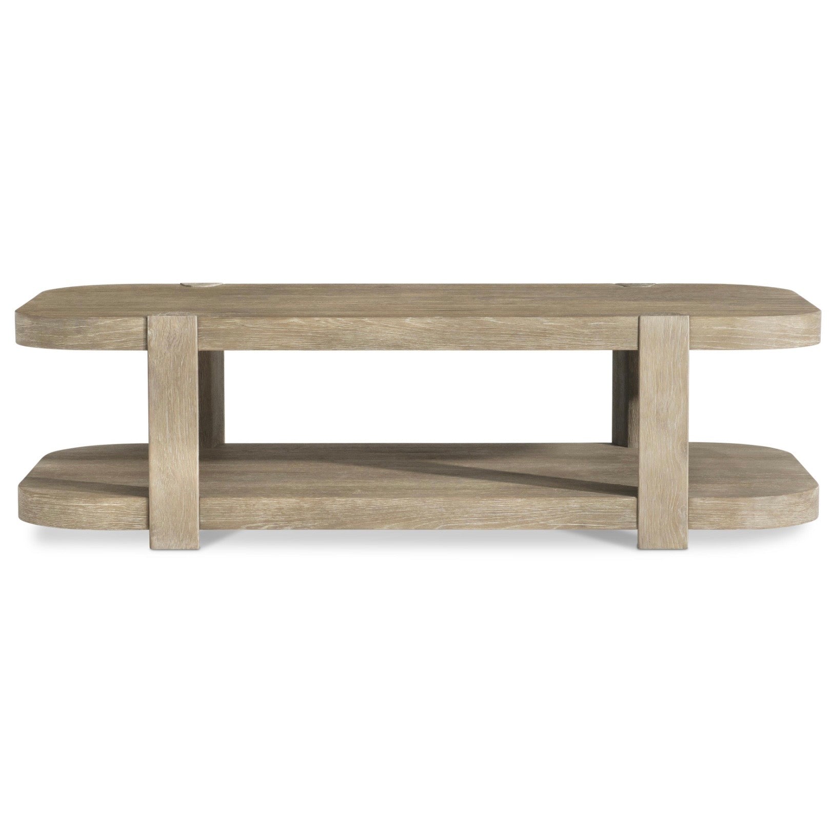 Bernhardt Tribeca Collection Rectangular Cocktail Table ~ Rustic Aurum Finish - Image 3