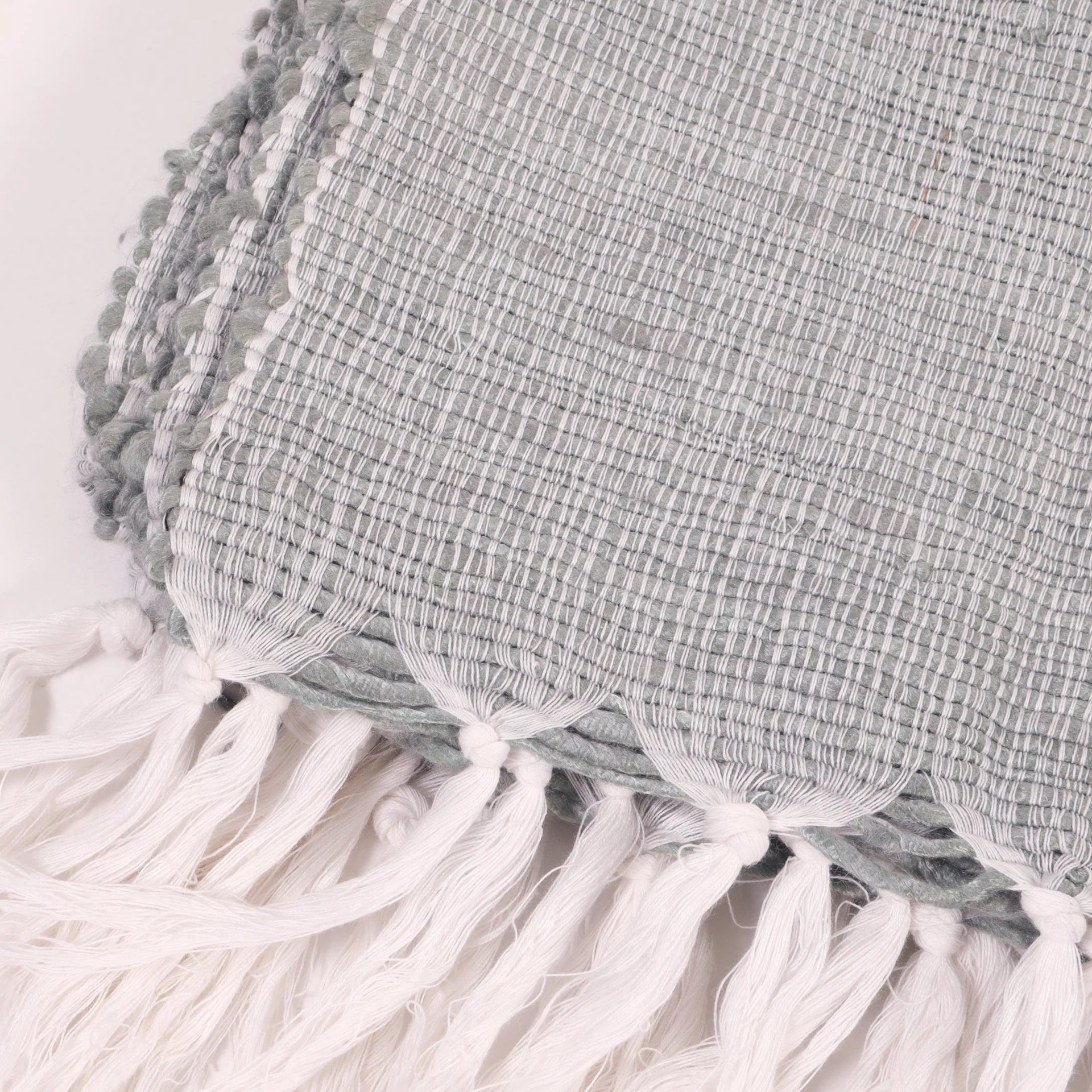 Pom Pom at Home Athena Shore Blue Throw Blanket ~ 50” x 70” - Image 2