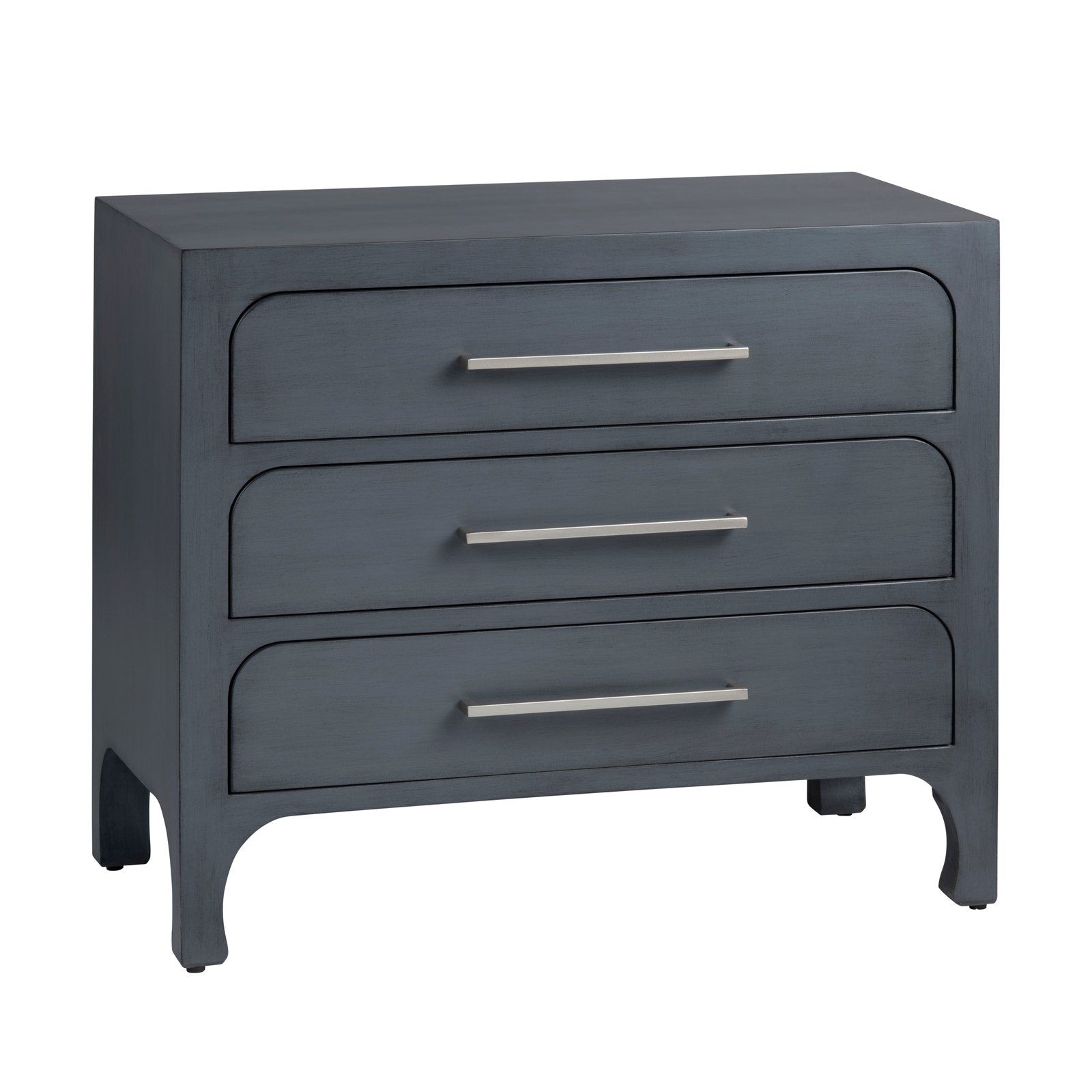 Crestview Collection Langford Black Three Drawer Chest - Image 2