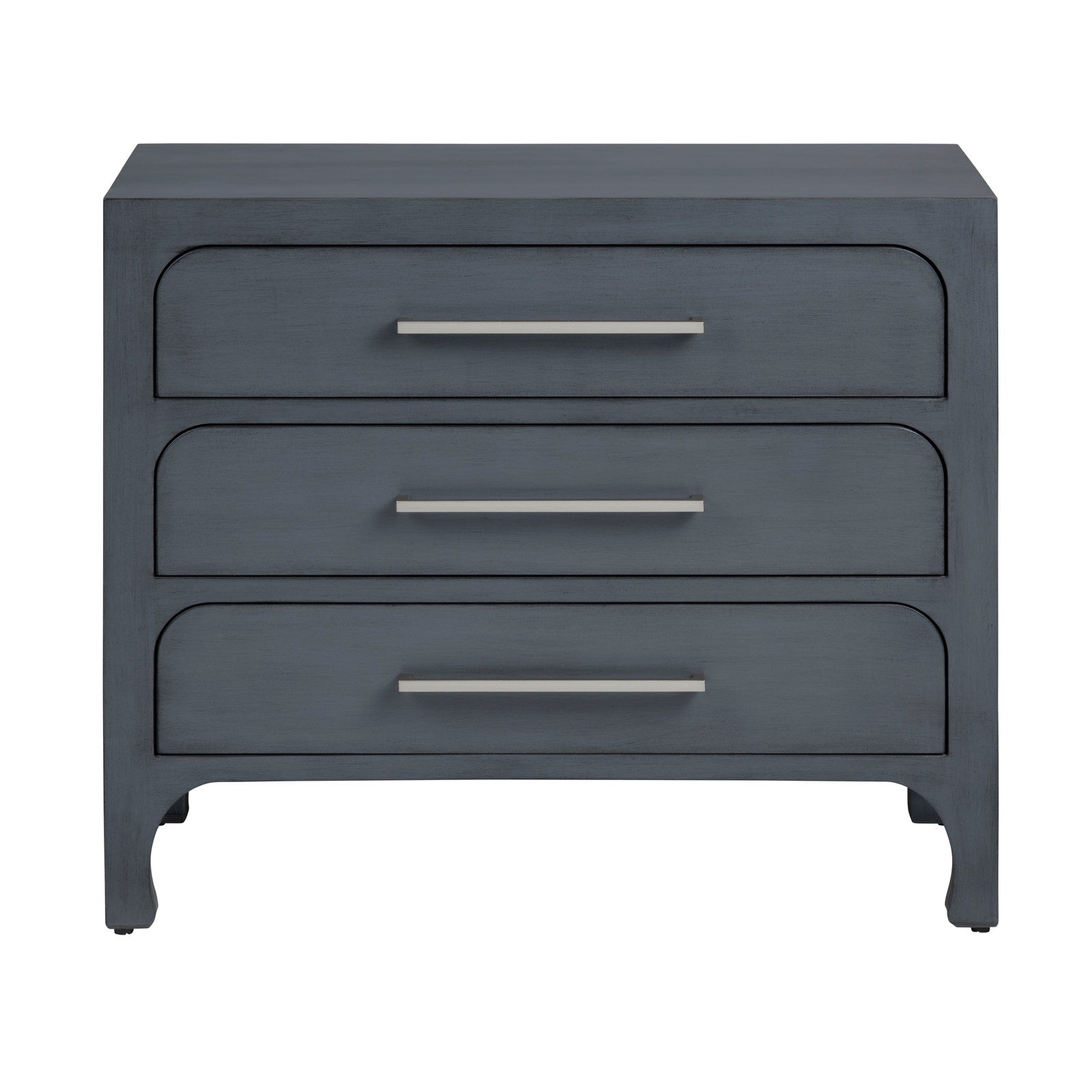 Crestview Collection Langford Black Three Drawer Chest - Image 3
