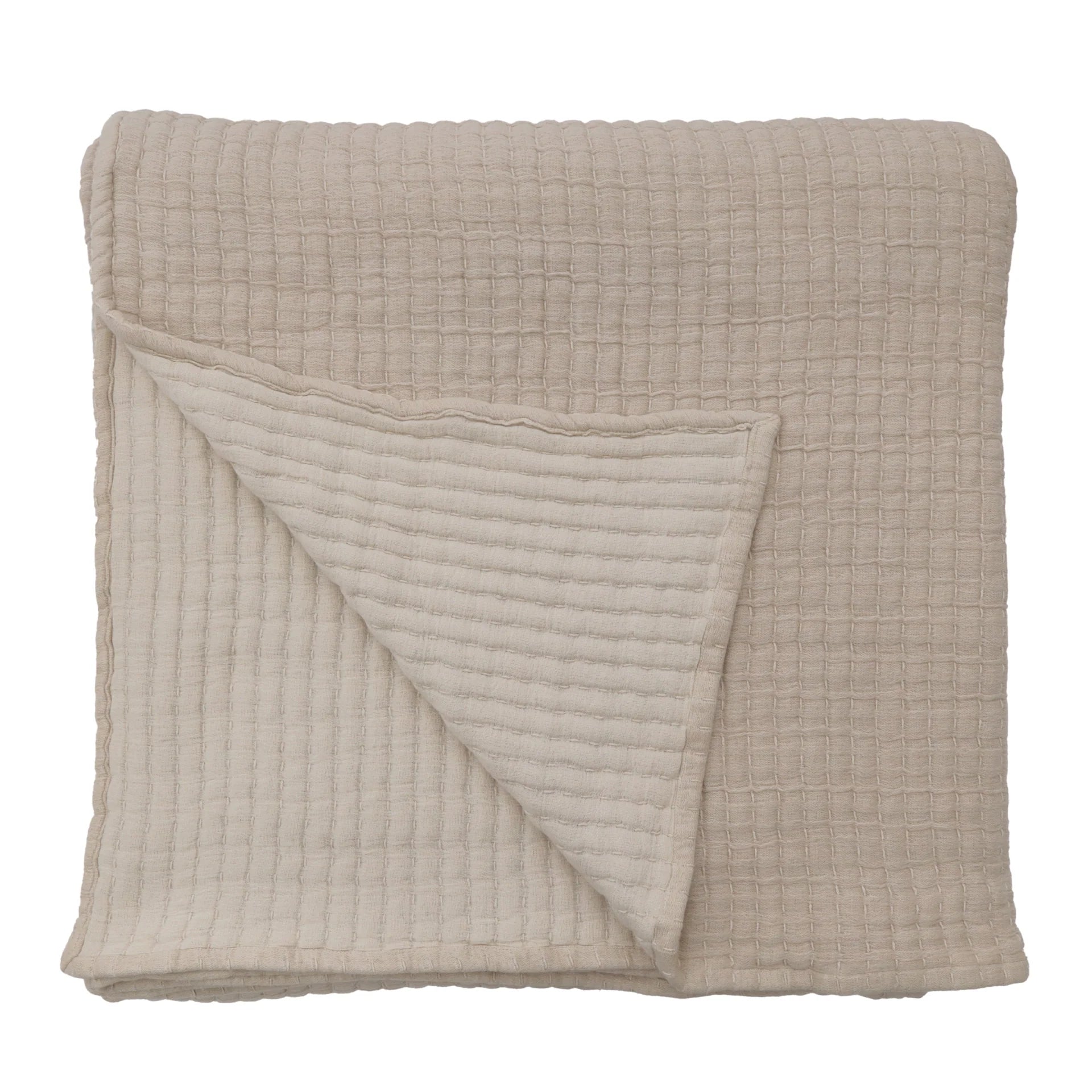 Pom Pom at Home Vancouver Natural Oversized Throw Blanket ~ 60” x 90” - Image 1