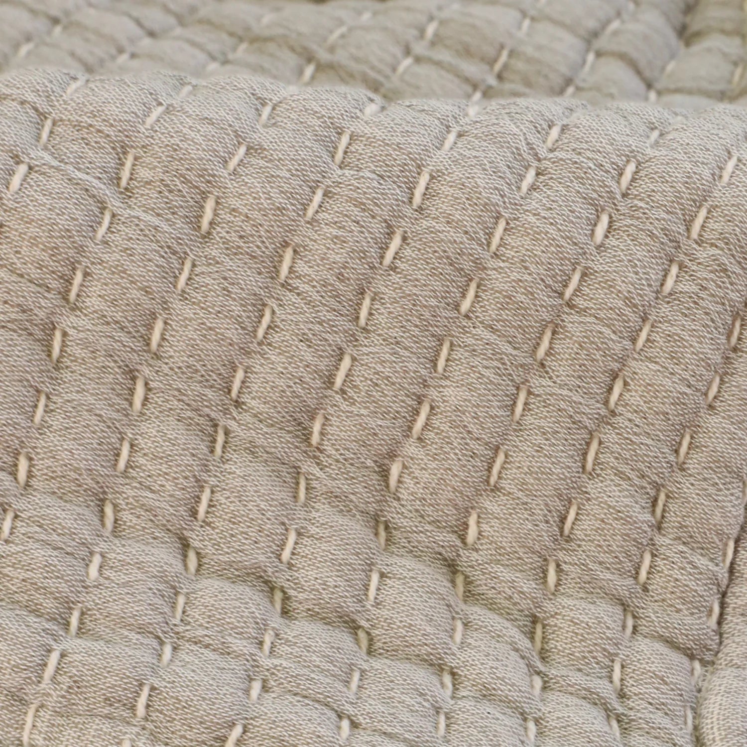 Pom Pom at Home Vancouver Natural Oversized Throw Blanket ~ 60” x 90” - Image 2