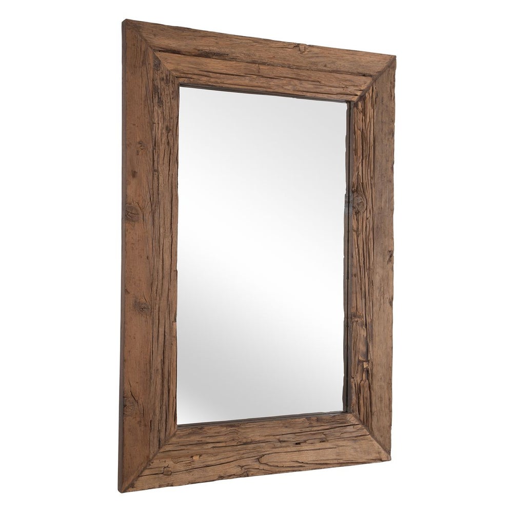 Uttermost Rennick Rustic Pine Wood Frame Large Mirror - Image 2