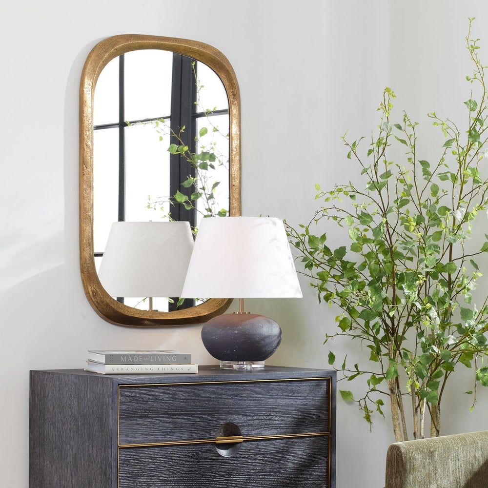 Uttermost Malone Finished Brass Mirror - Image 2