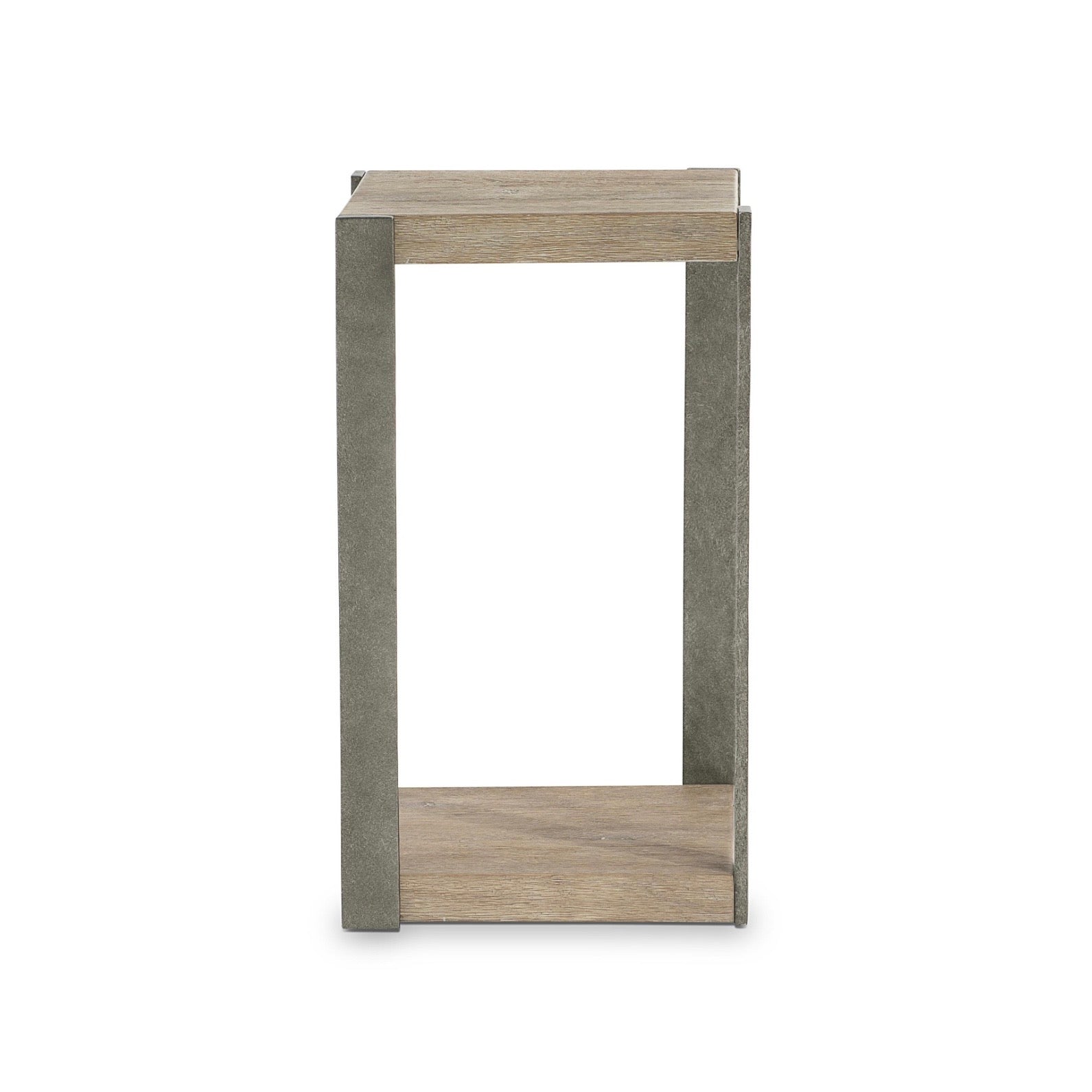 Bernhardt Tribeca Collection Accent Table ~ Aurum Finish with Textured Steel Base - Image 3
