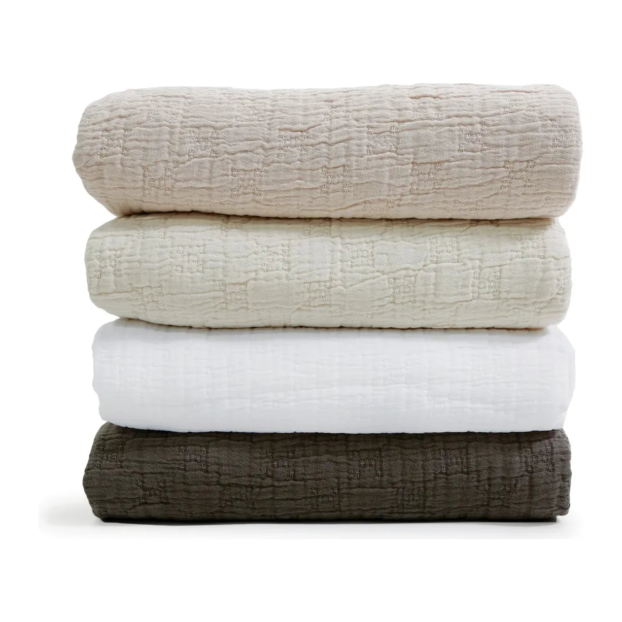 Pom Pom at Home Ojai Matelasse Oversized Throw Blanket ~ Available in 4 Colors - Image 1