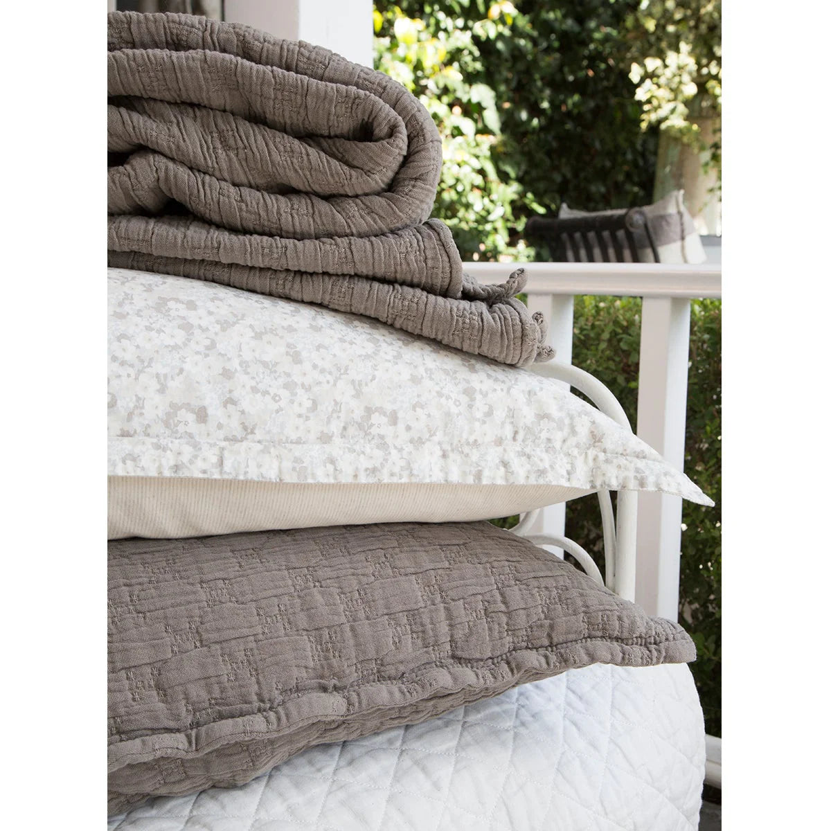 Pom Pom at Home Ojai Matelasse Oversized Throw Blanket ~ Available in 4 Colors - Image 3