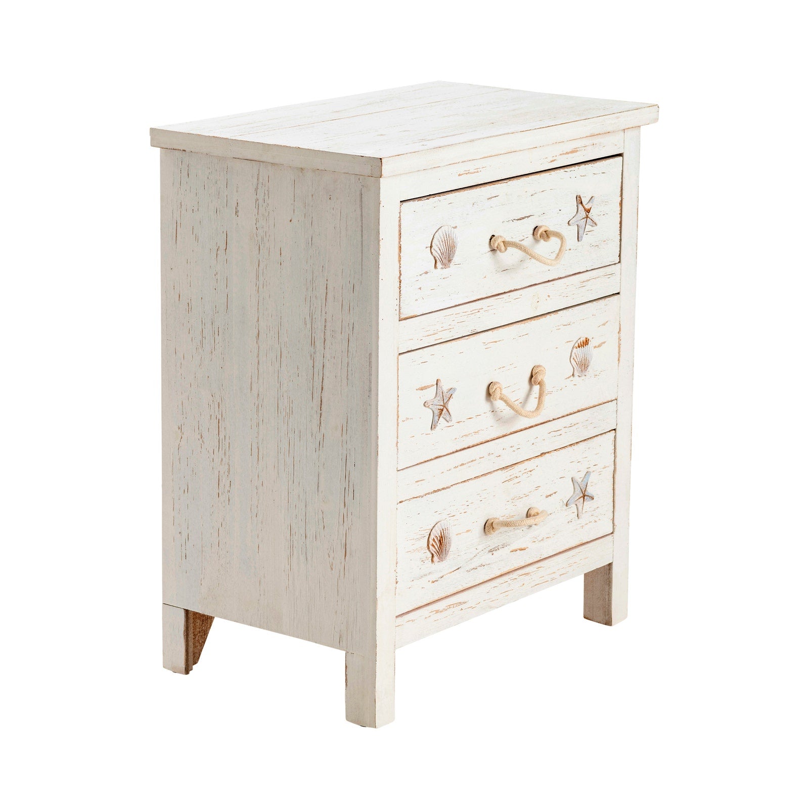 Crestview Collection Seaside Coastal 3 Drawer Chest - Image 2