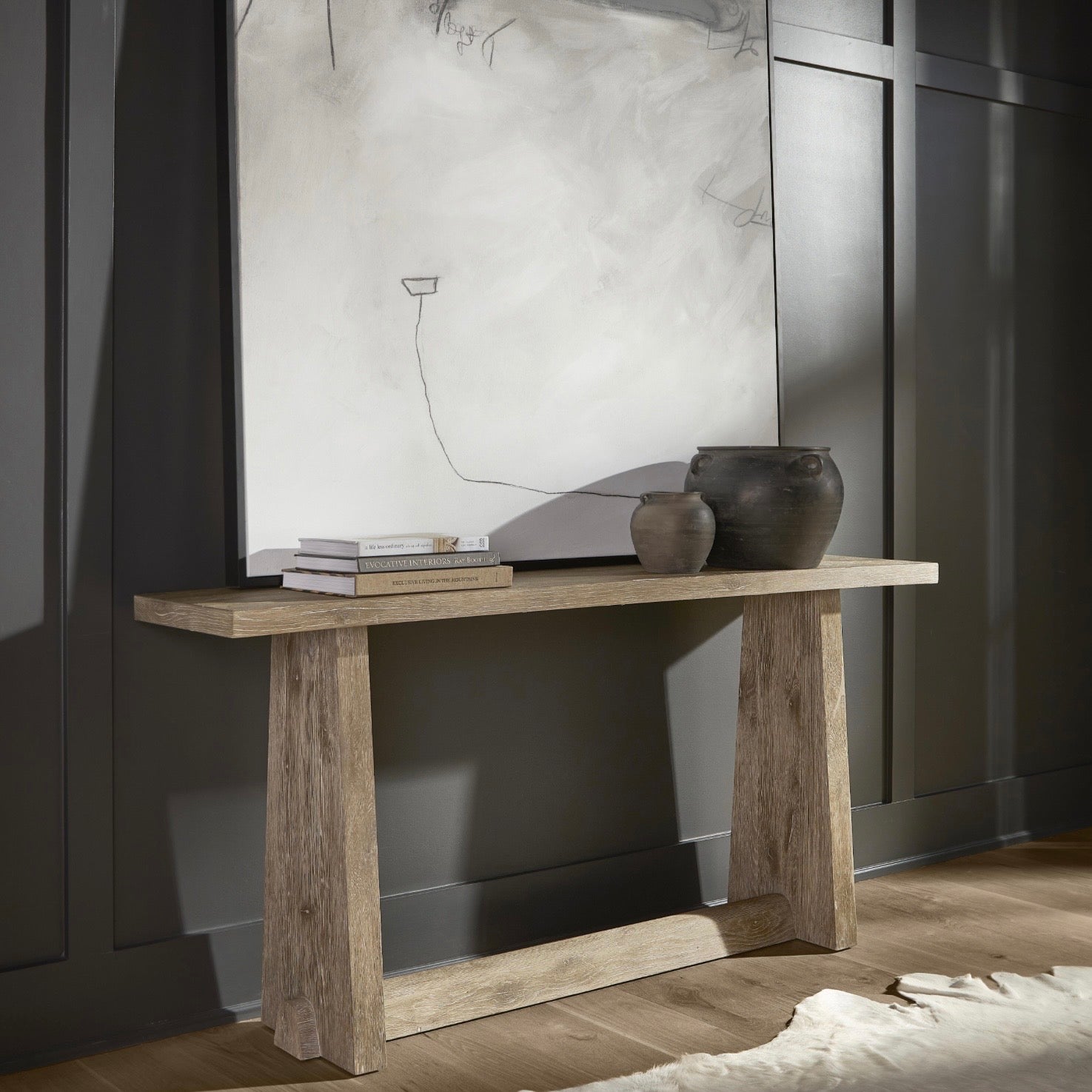 Bernhardt Tribeca Collection Console Table ~ Aurum Finish