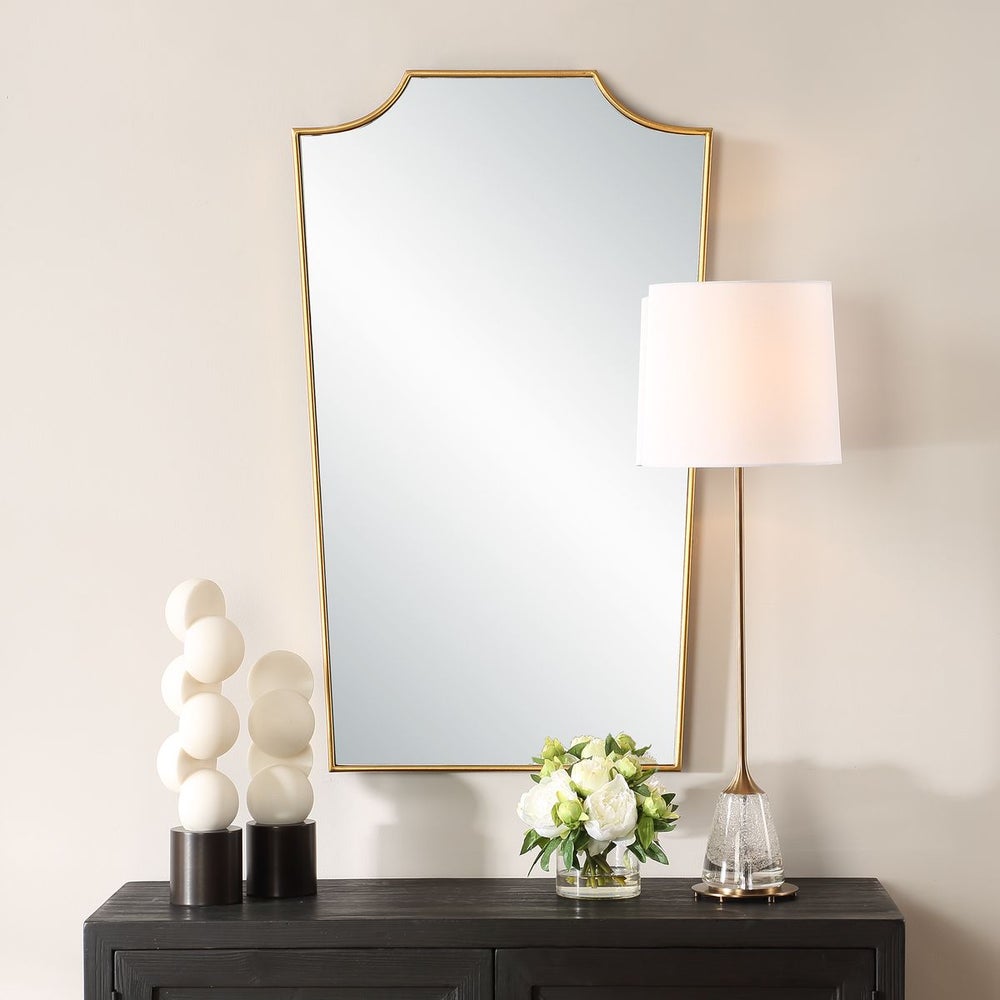 Uttermost demure Gold Leaf Finish Mirror - Image 1
