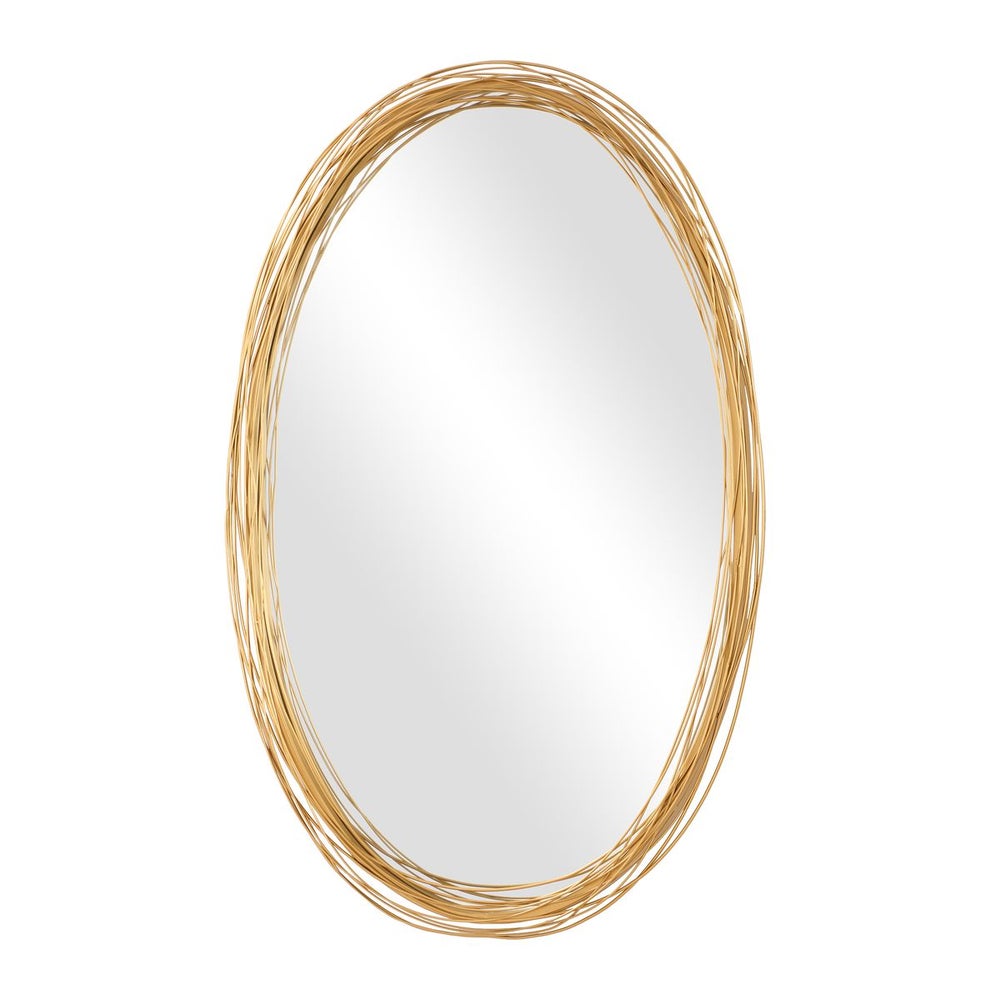Uttermost Gillian Gold Finish Oval Mirror - Image 3