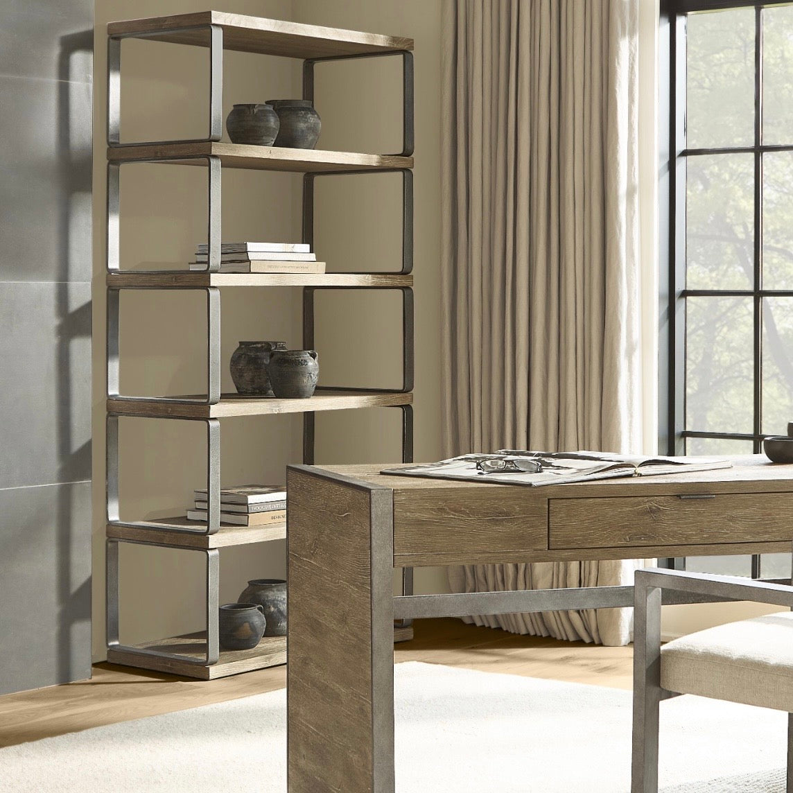 Bernhardt Tribeca Collection Etagere ~ Aurum Finish