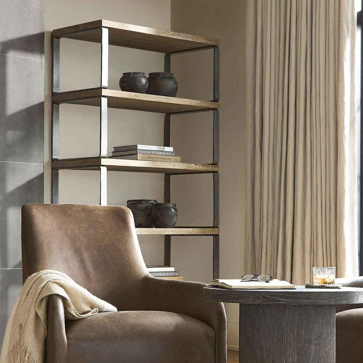 Bernhardt Tribeca Collection Etagere ~ Aurum Finish - Image 2
