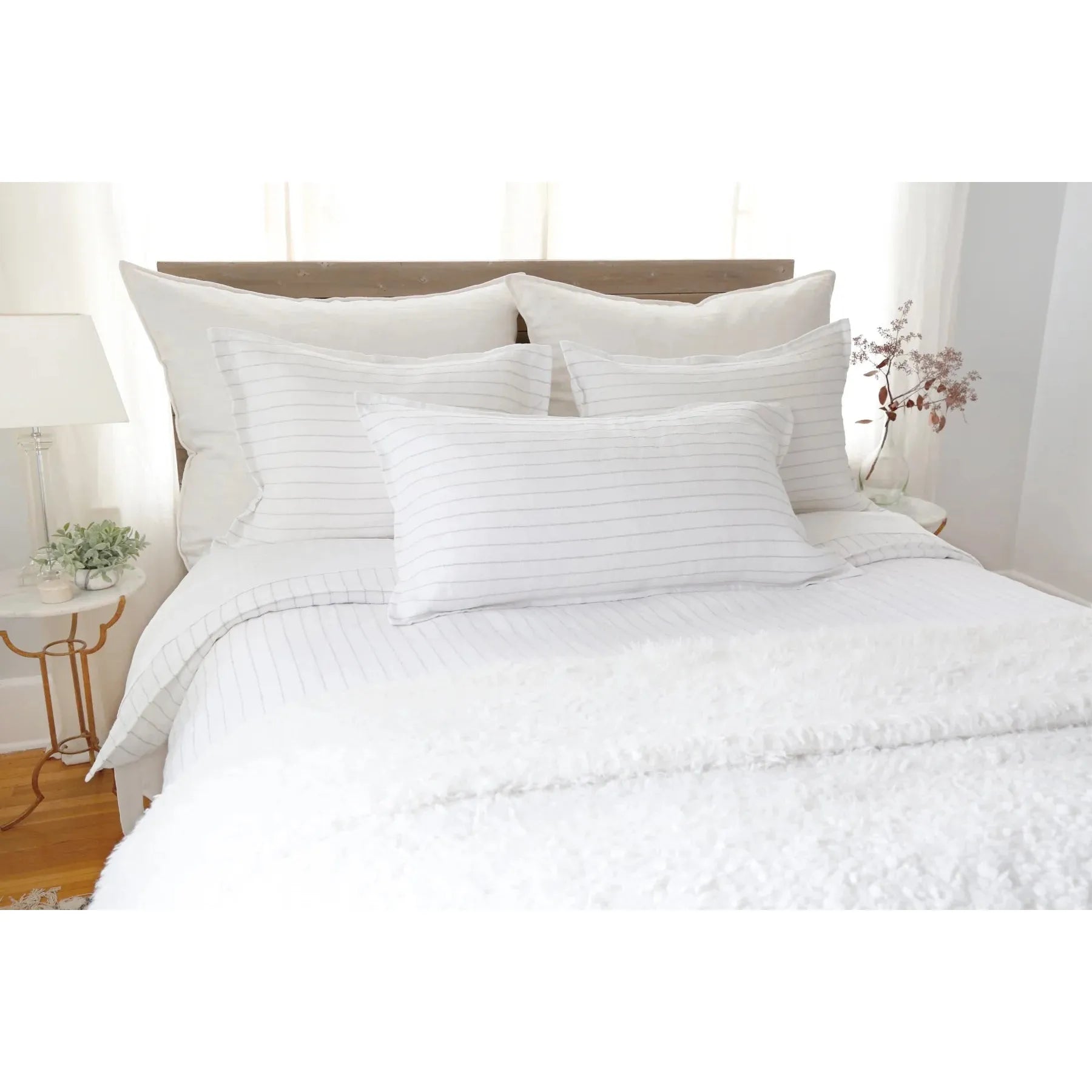 Pom Pom at Home Tula White Plush Oversized Throw Blanket ~ 60” x 90” - Image 2