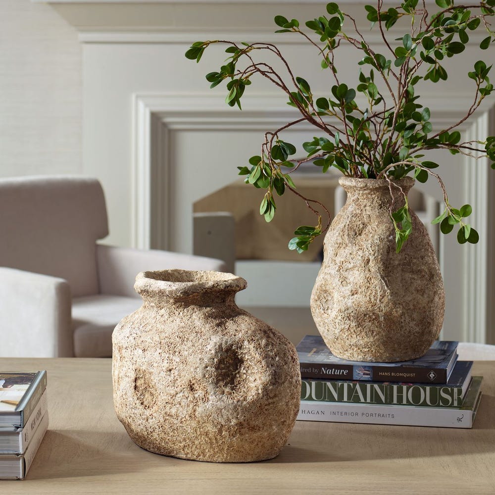 Uttermost Ancient Echo Vases Set Of Two - Image 1