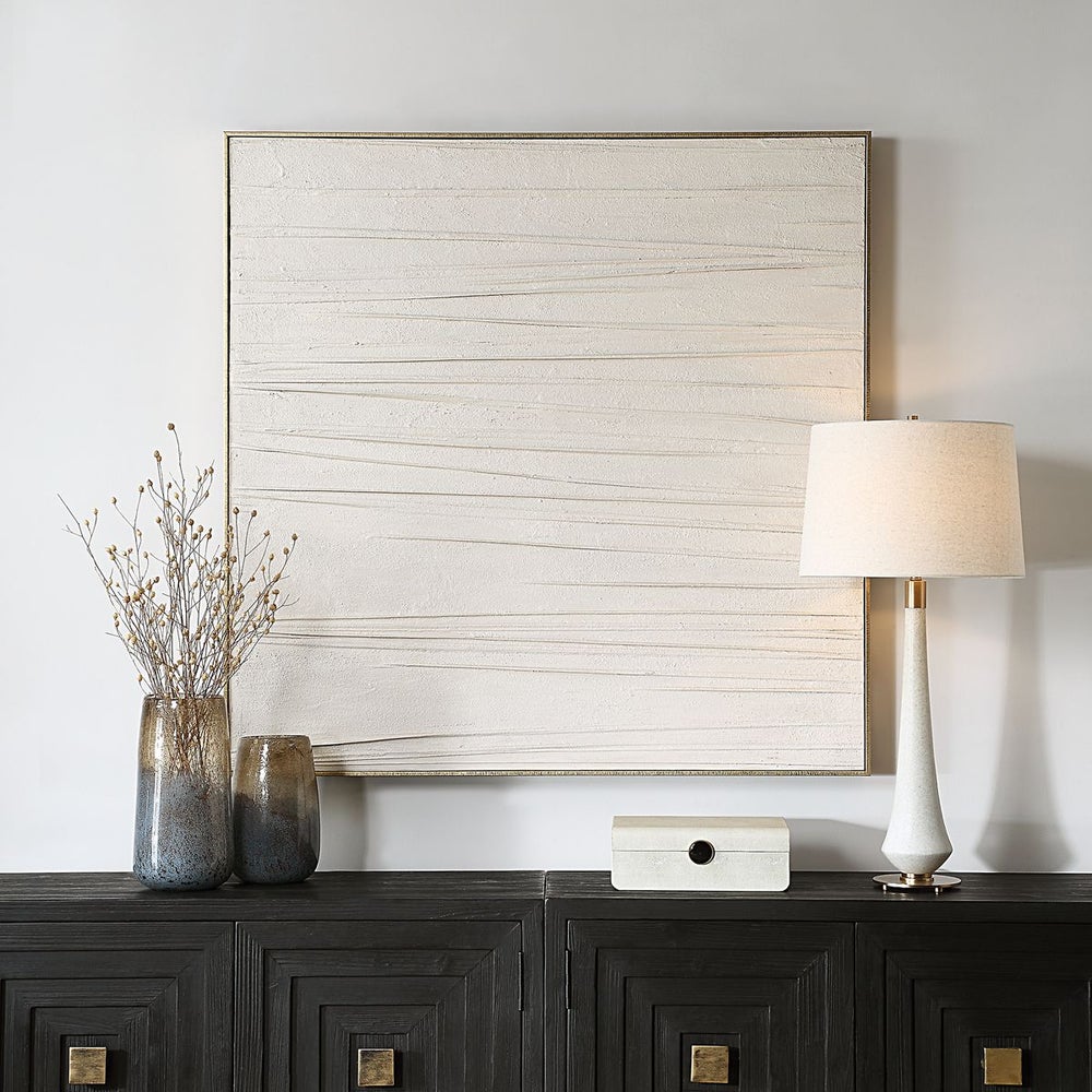 Uttermost Walking The Line Hand Painted Canvas