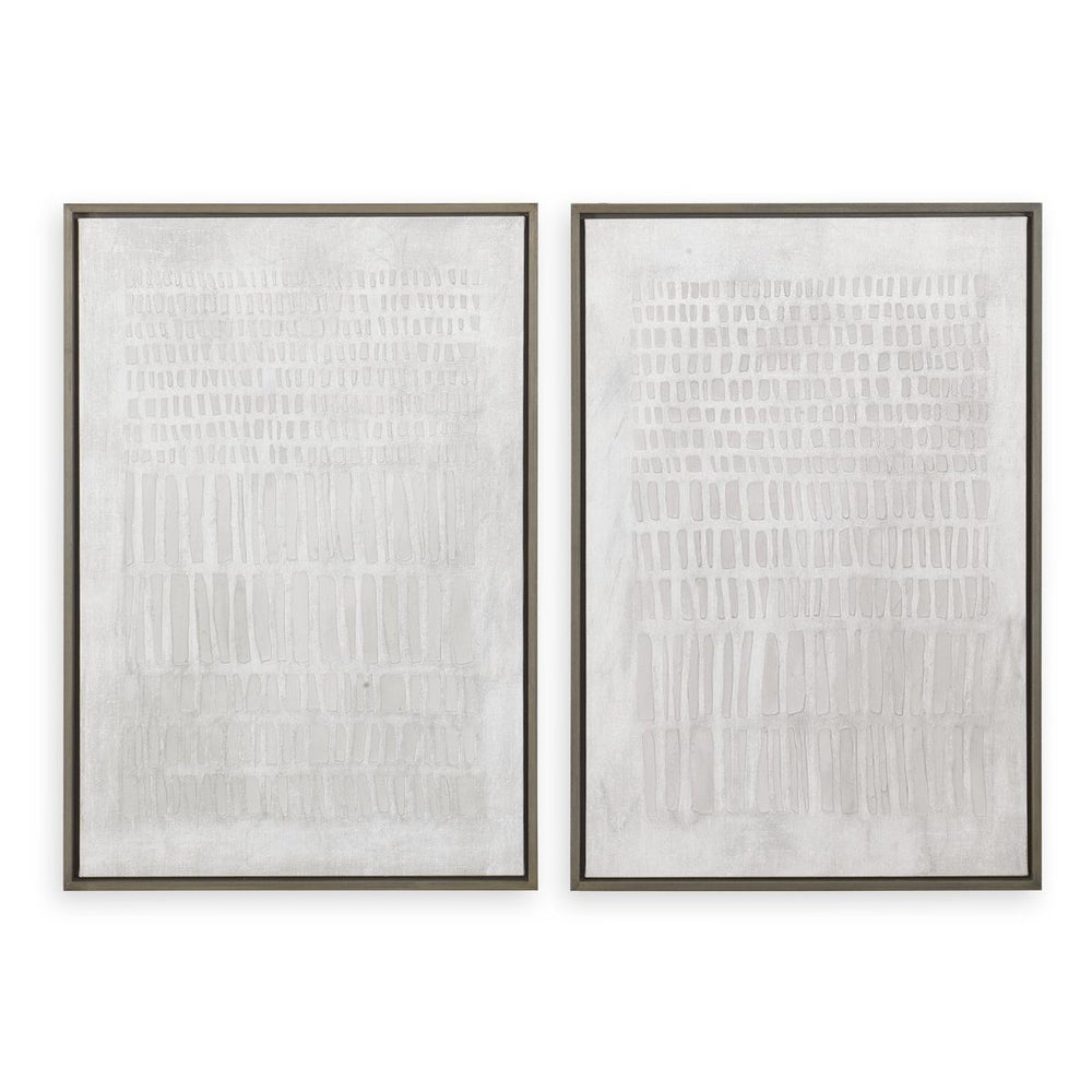 Uttermost Social Theory Framed Canvases ~ Set Of Two - Image 3