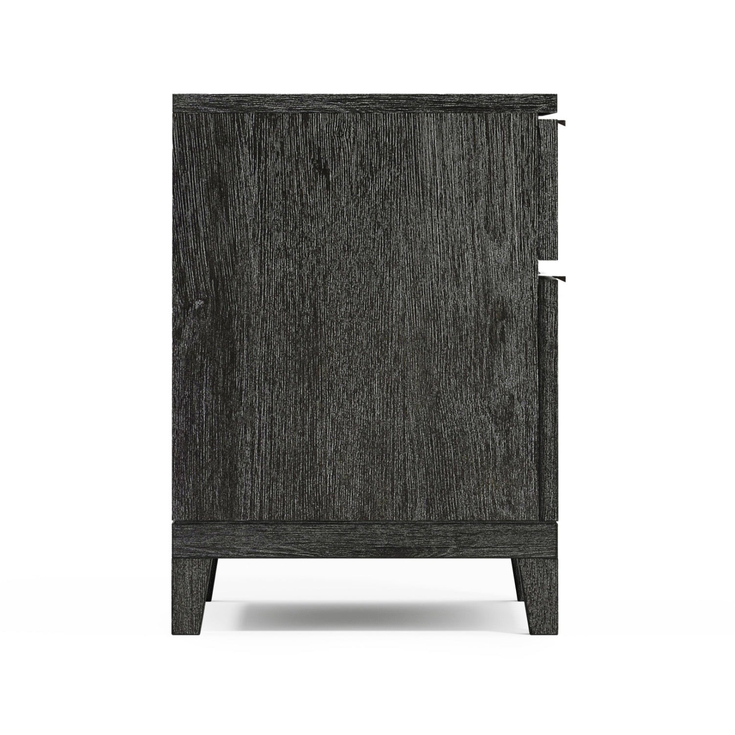 Bernhardt Loft Menton Collection Two Drawer 28 Inch Nightstand ~ Sutton Finish - Image 3