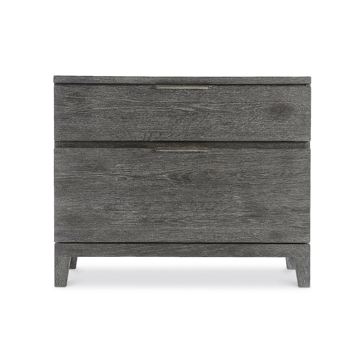Bernhardt Loft Menton Collection Two Drawer 34 Inch Nightstand ~ Sutton Finish - Image 3