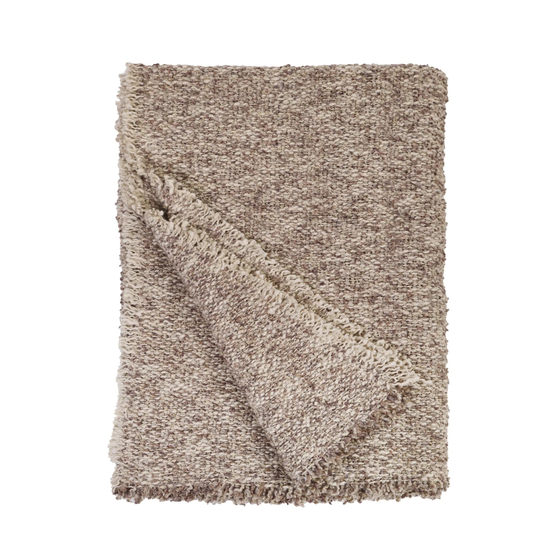 Pom Pom at Home Brentwood Pebble Boucle Throw Blanket ~ 50”  x 70” - Image 1