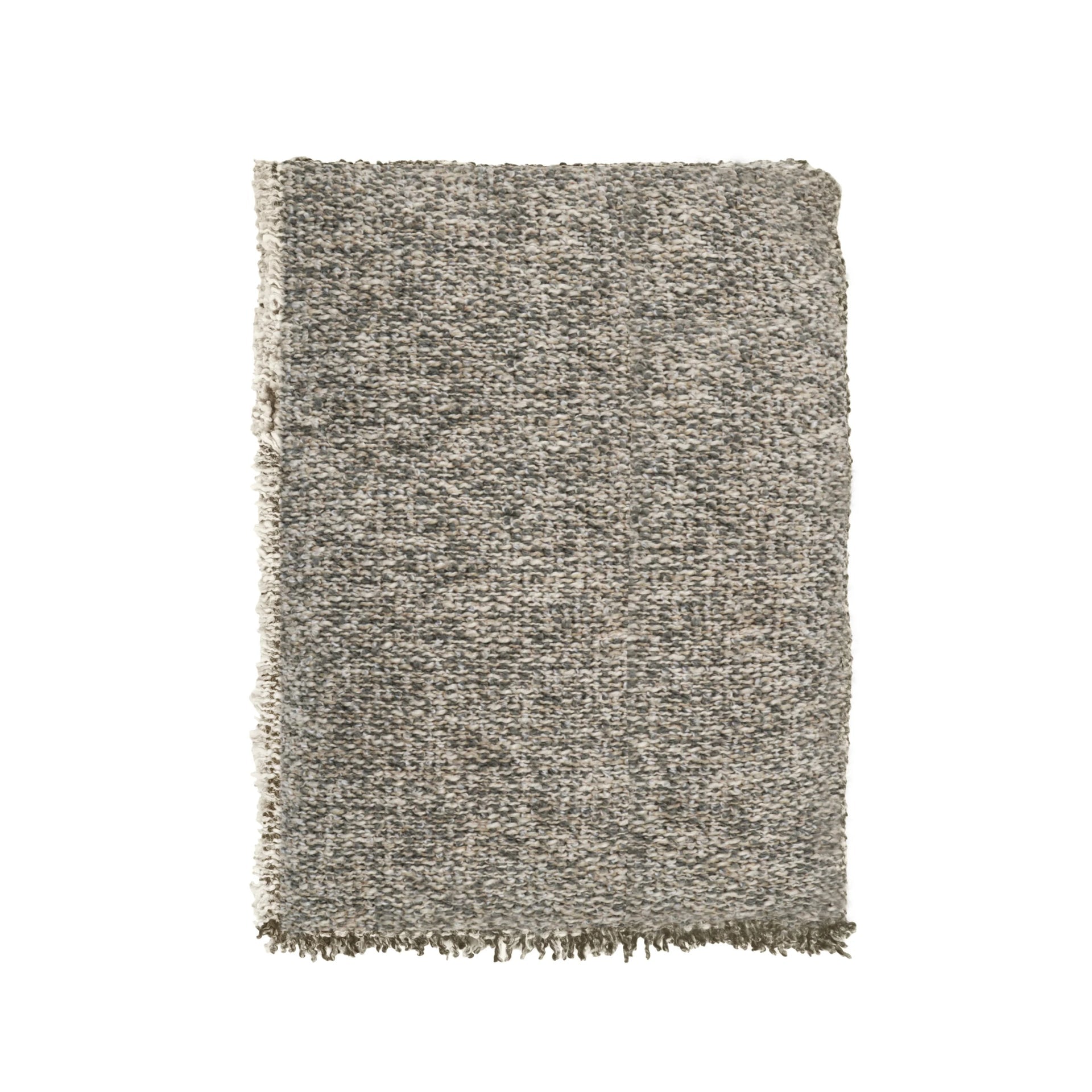 Pom Pom at Home Brentwood Ocean Boucle Throw Blanket ~ 50”  x 70” - Image 1
