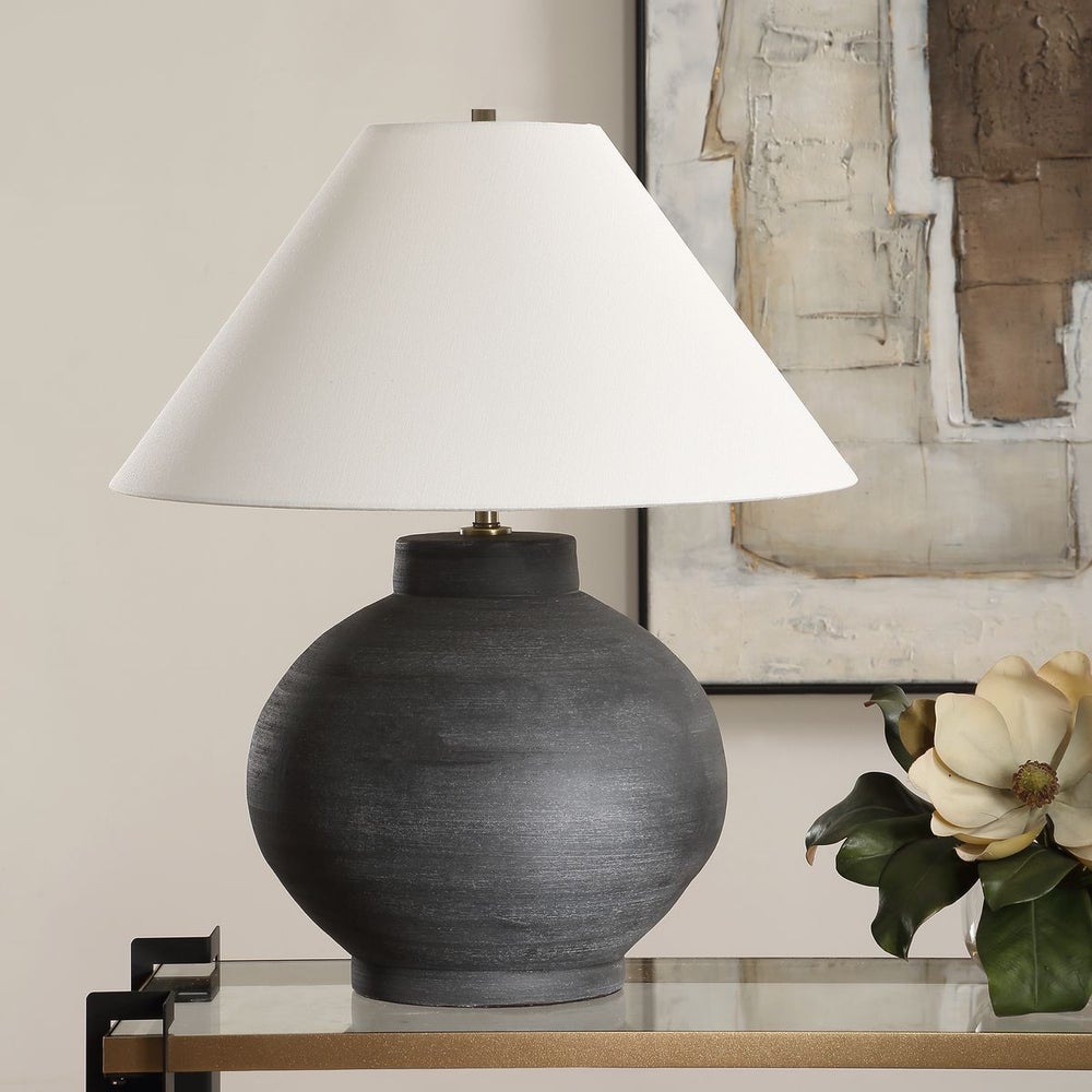 Uttermost Tramore Charcoal Glazed Table Lamp - Image 2