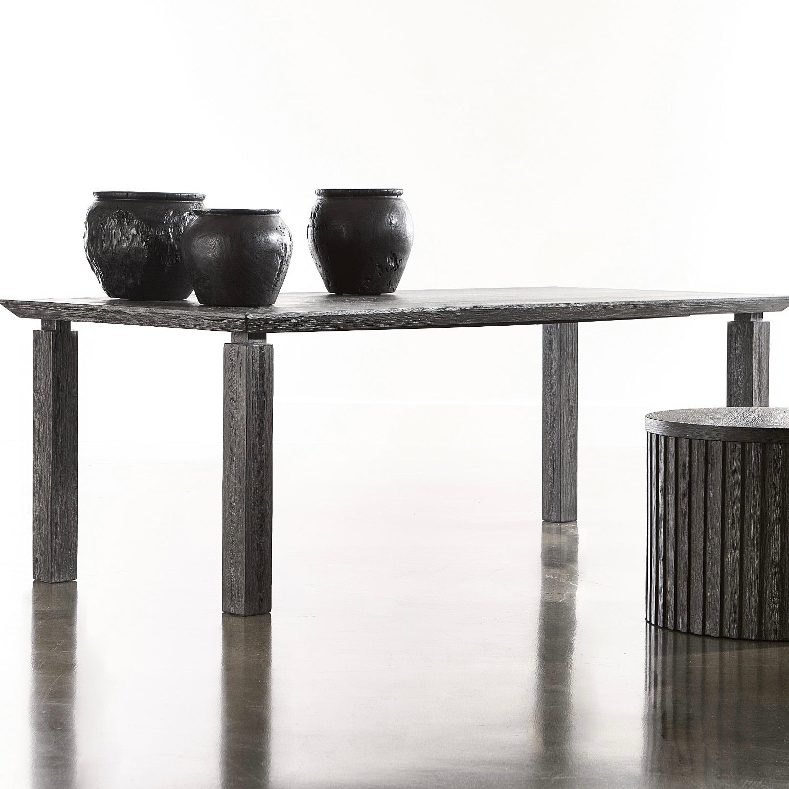 Bernhardt Loft Menton Collection Rectangular Dining Table ~ Sutton Finish - Image 2